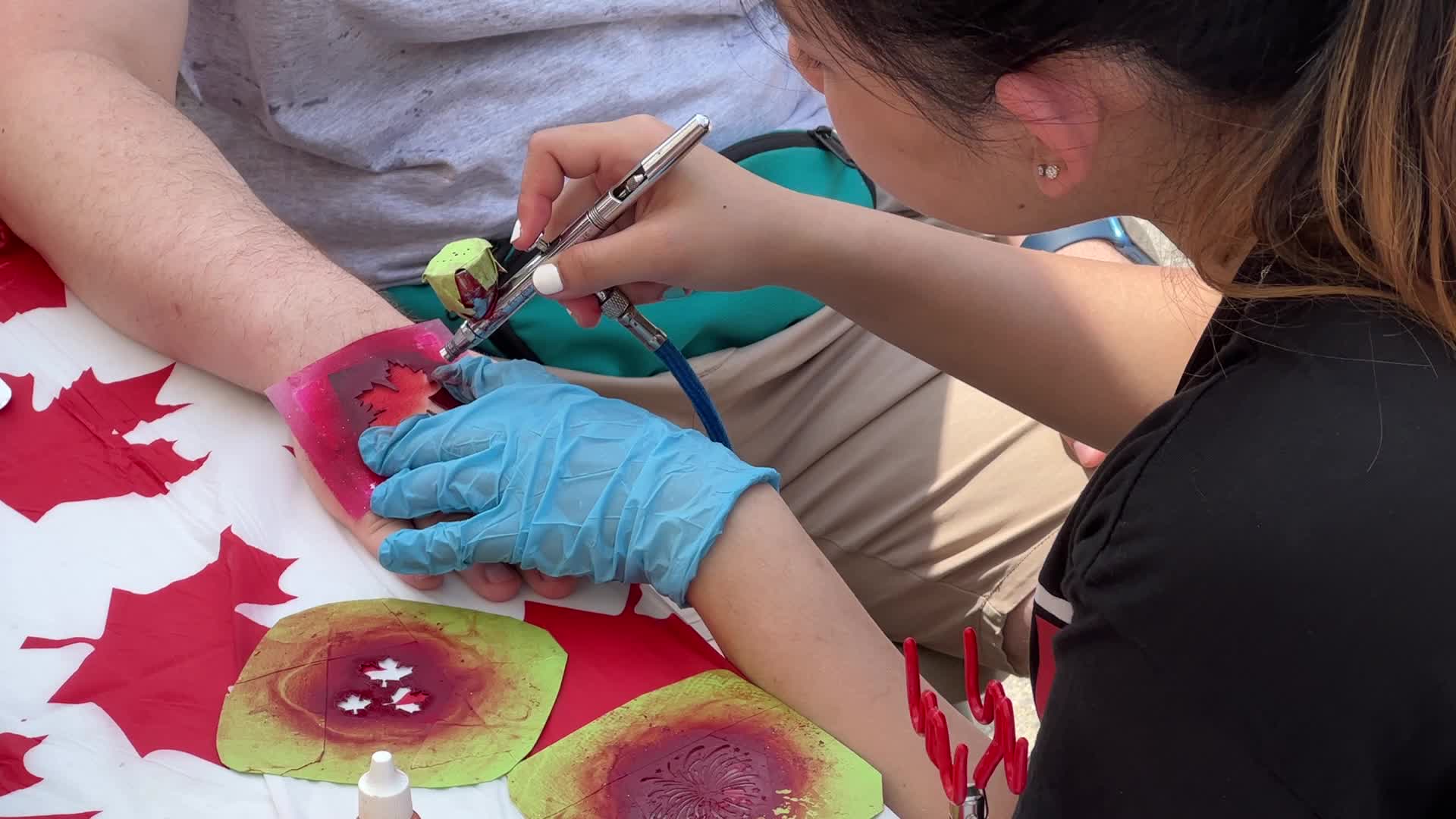 Canadians celebrate Canada Day in Toronto