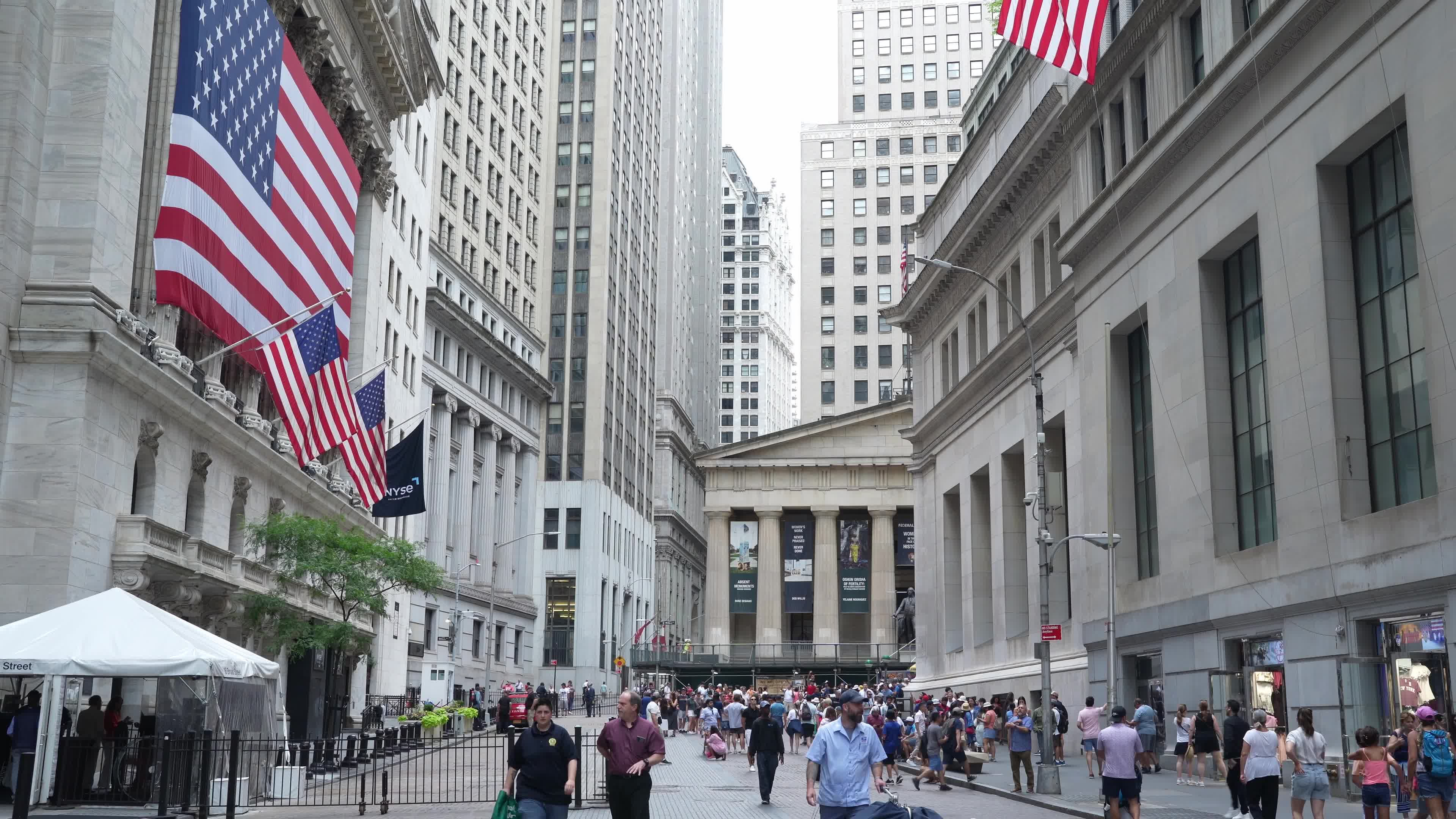New York Stock Exchange Atmosphere