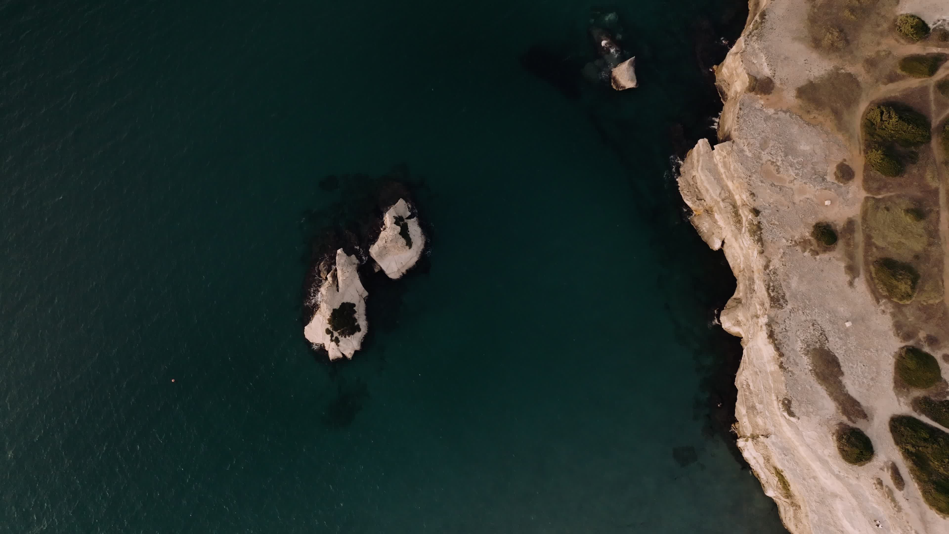 Two Sisters Rocks At Sunset