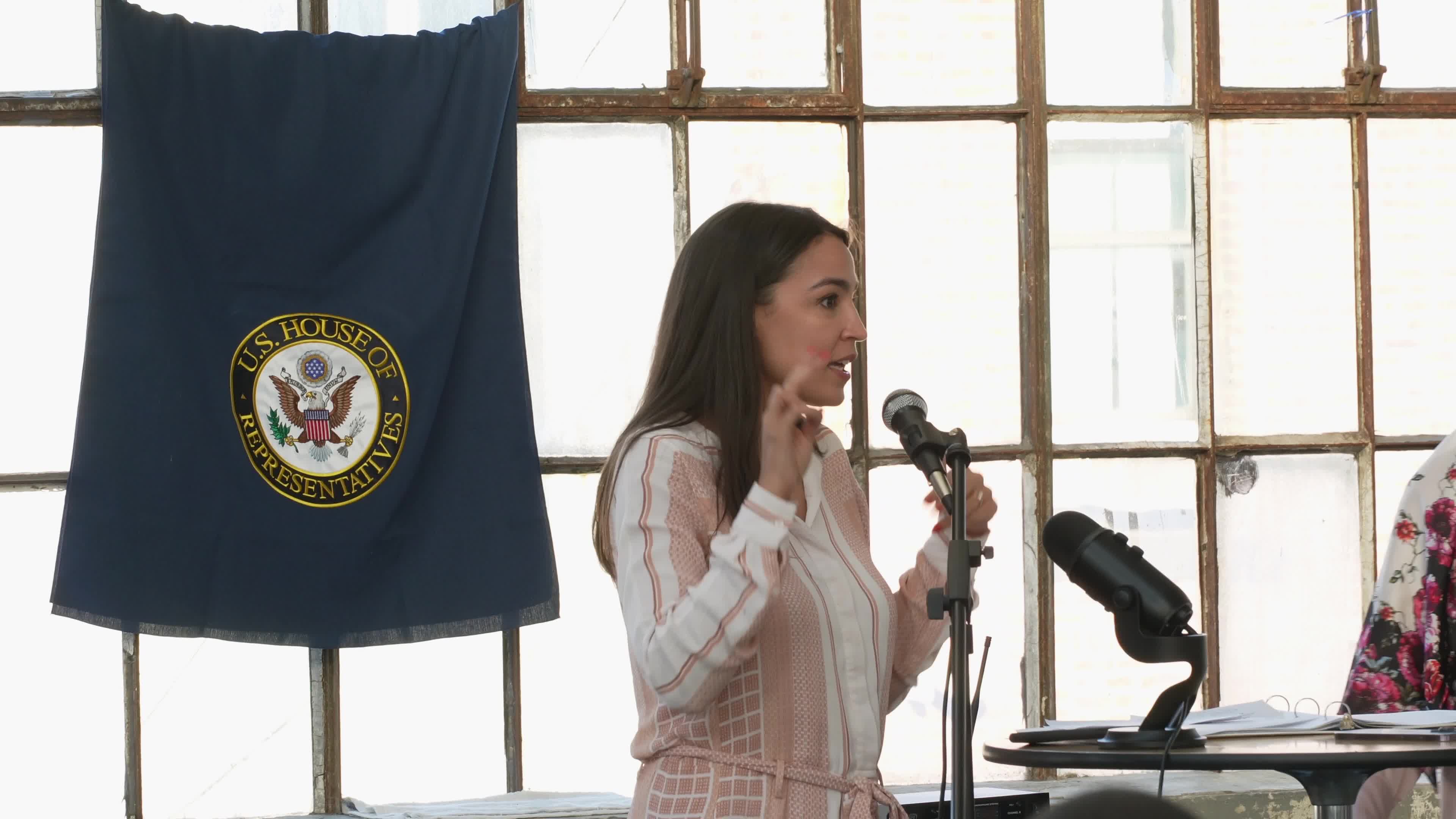 Representative Alexandria Ocasio-Cortez Hosts Town Hall in The Bronx