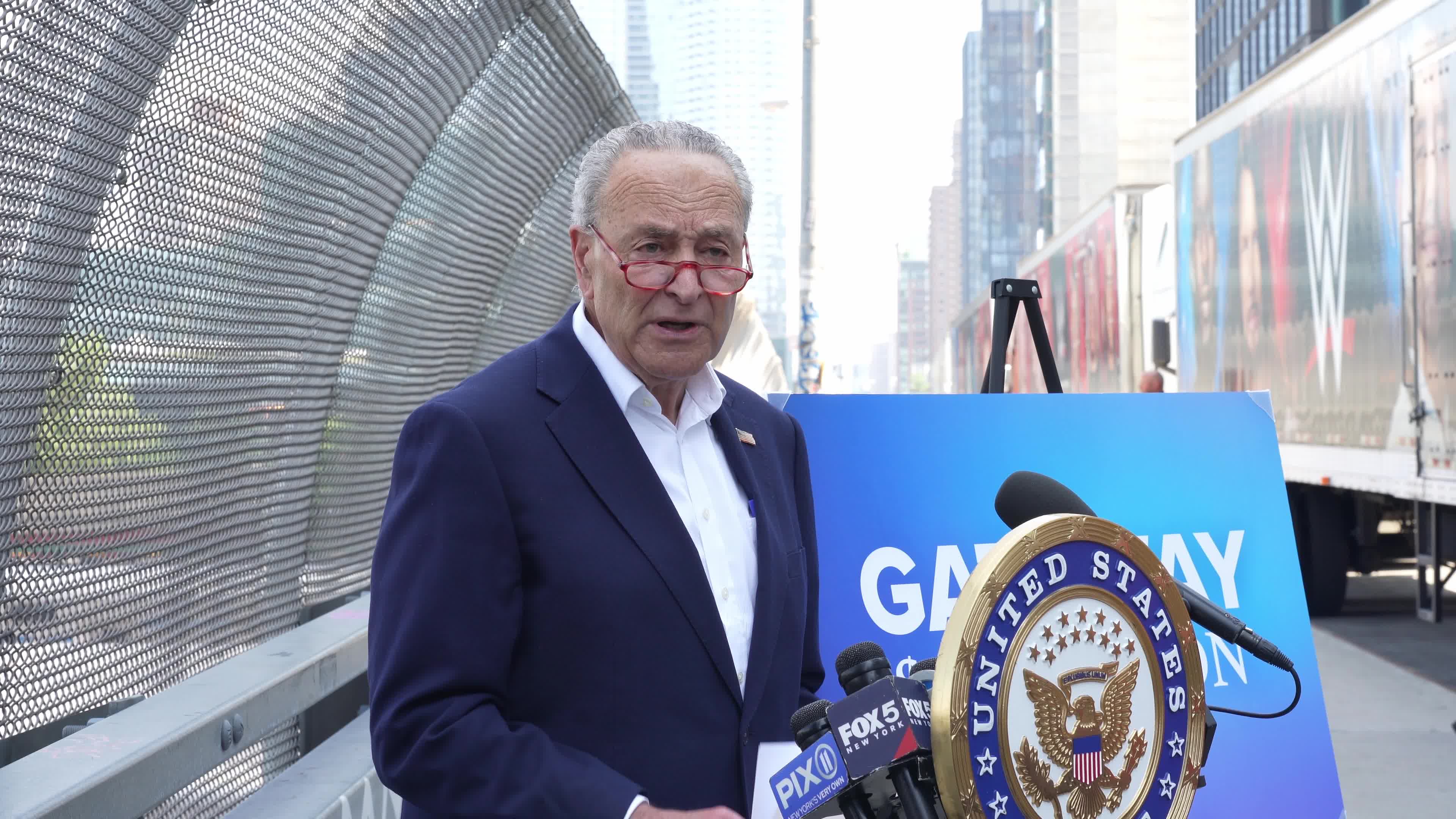 US Senator Schumer Announces Gateway Tunnel Infrastructure Funding