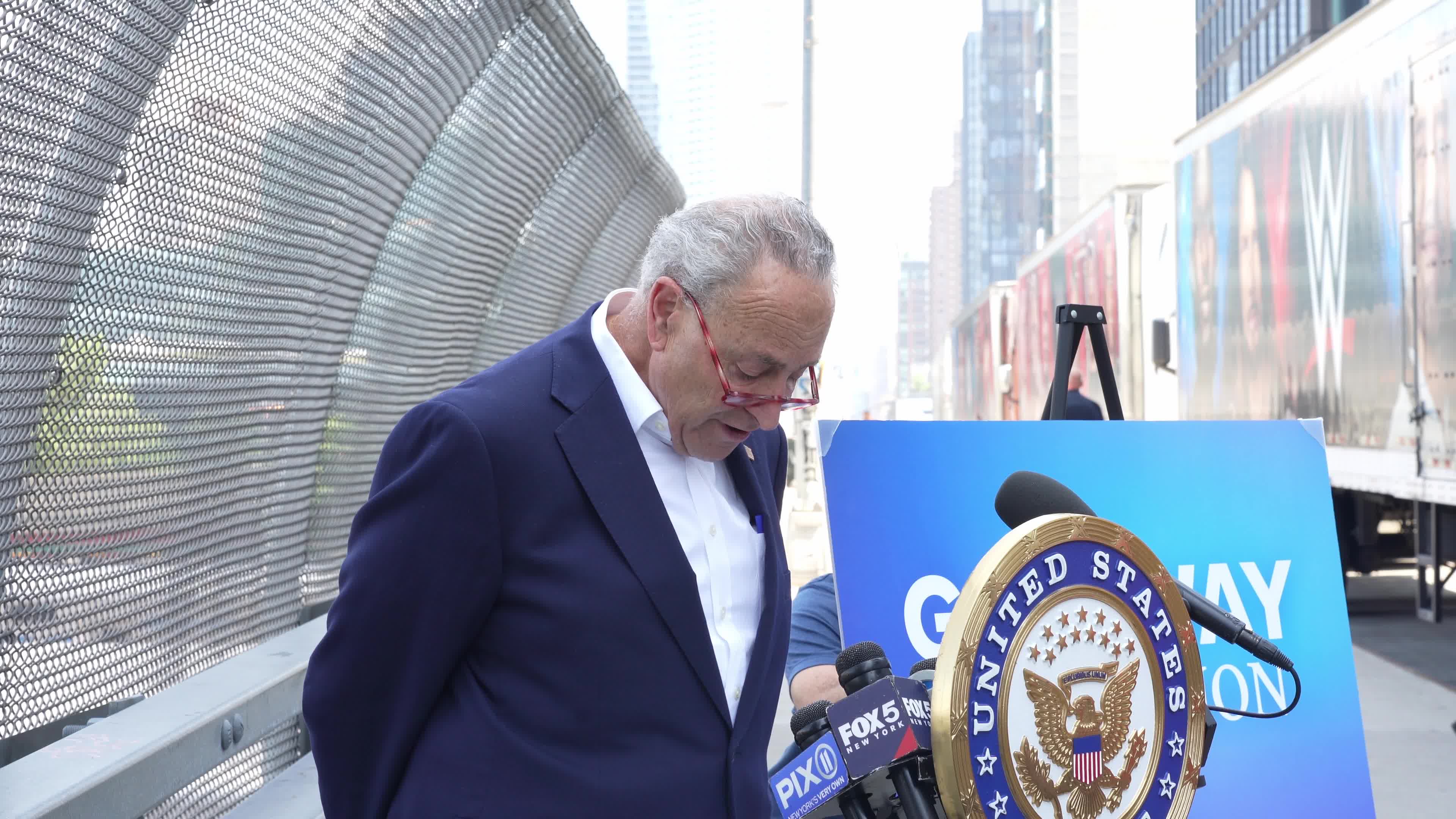 US Senator Schumer Announces Gateway Tunnel Infrastructure Funding