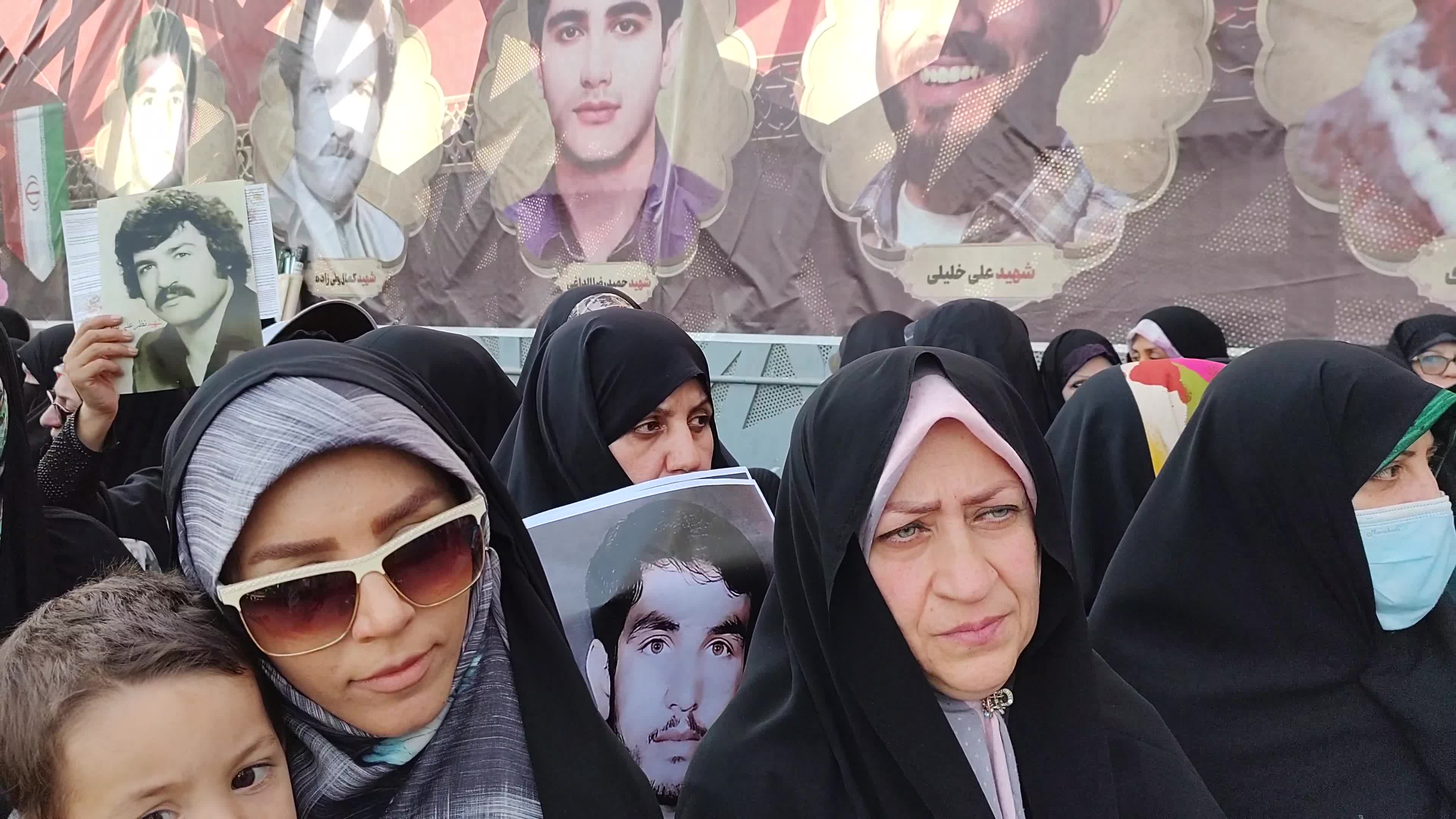Iran, A rally to show the anger towards women who do not wear the mandatory Hijab.