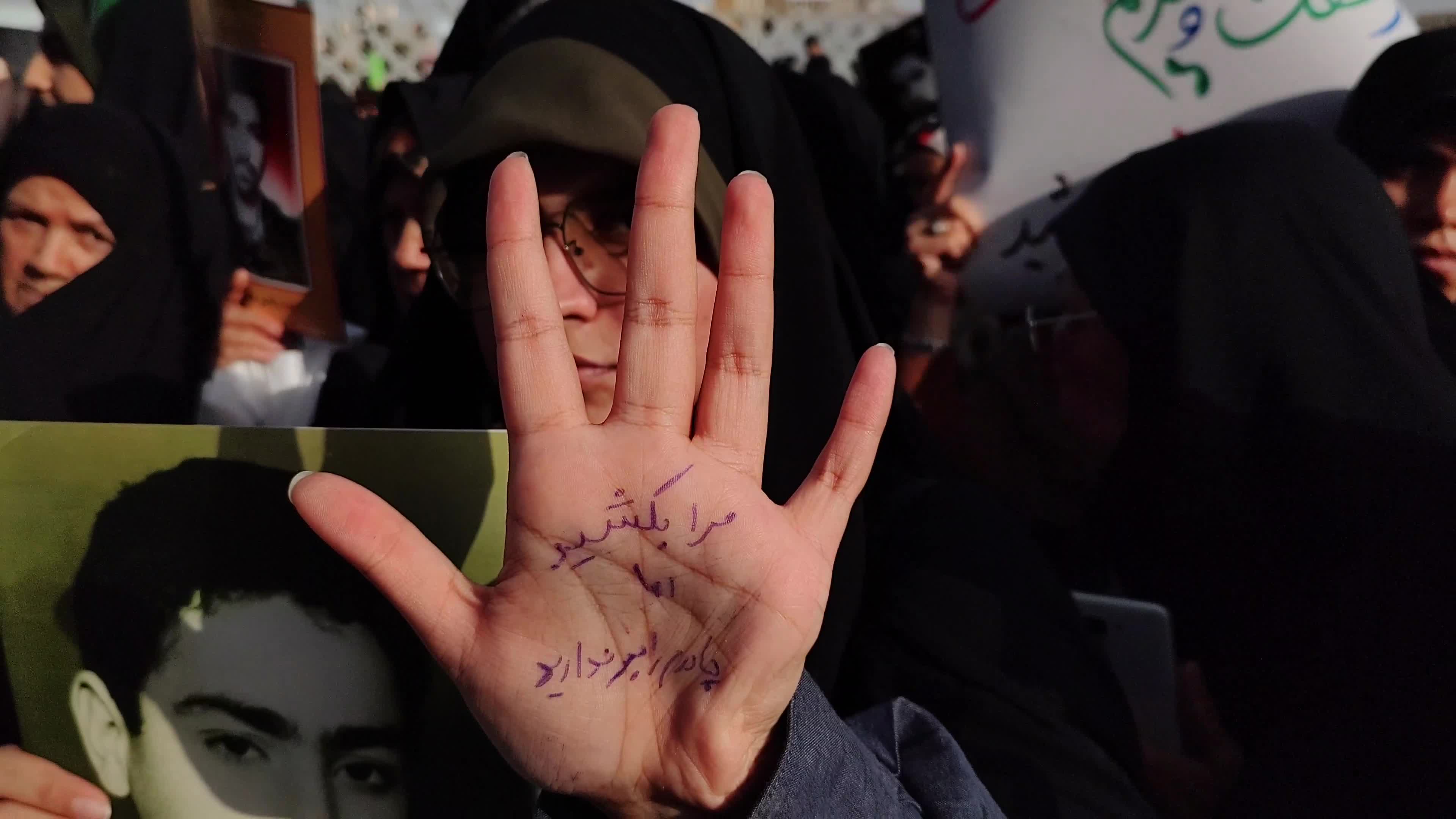 Iran, A rally to show the anger towards women who do not wear the mandatory Hijab.