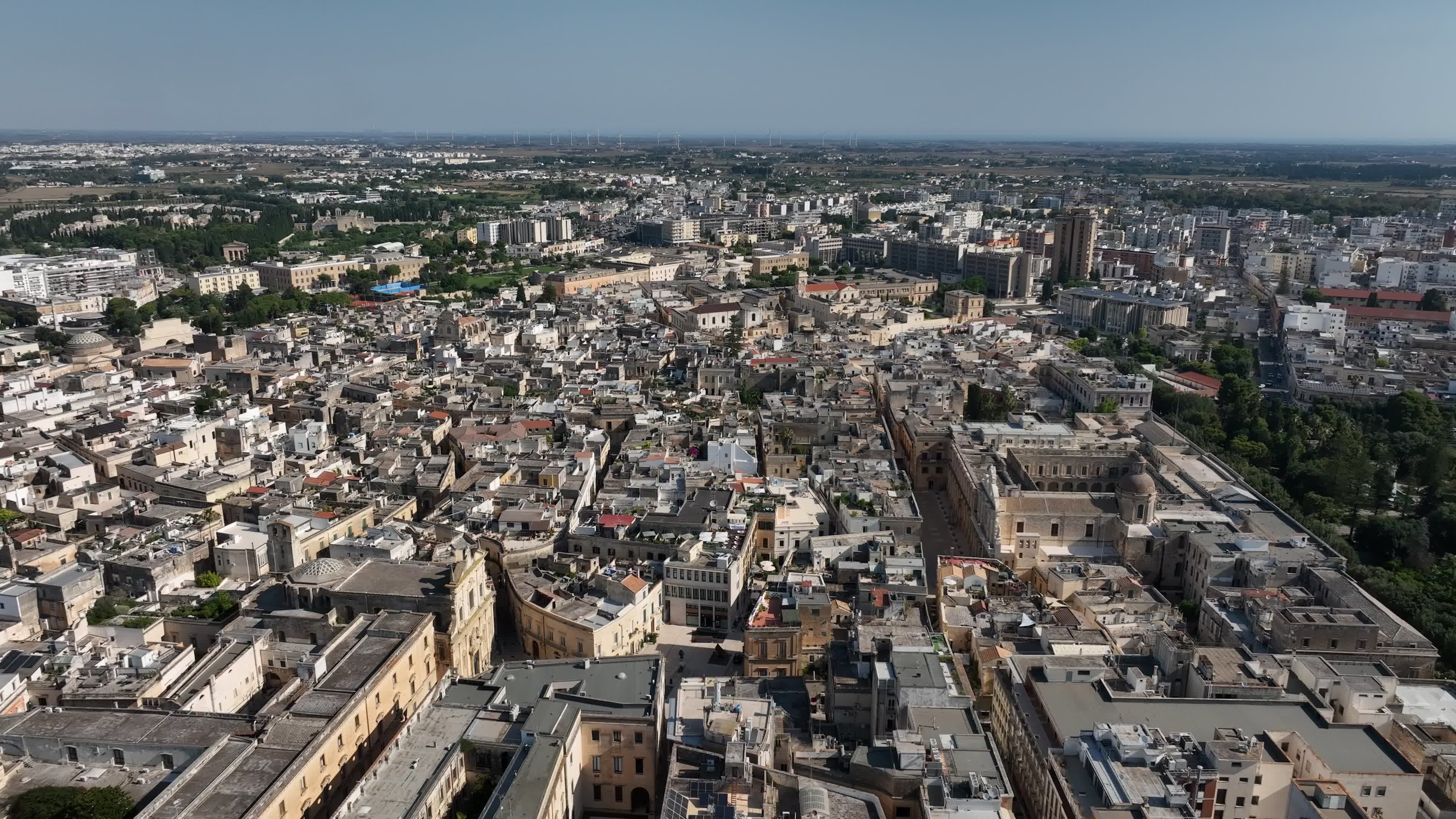 Drone View Of Lecce, Italy