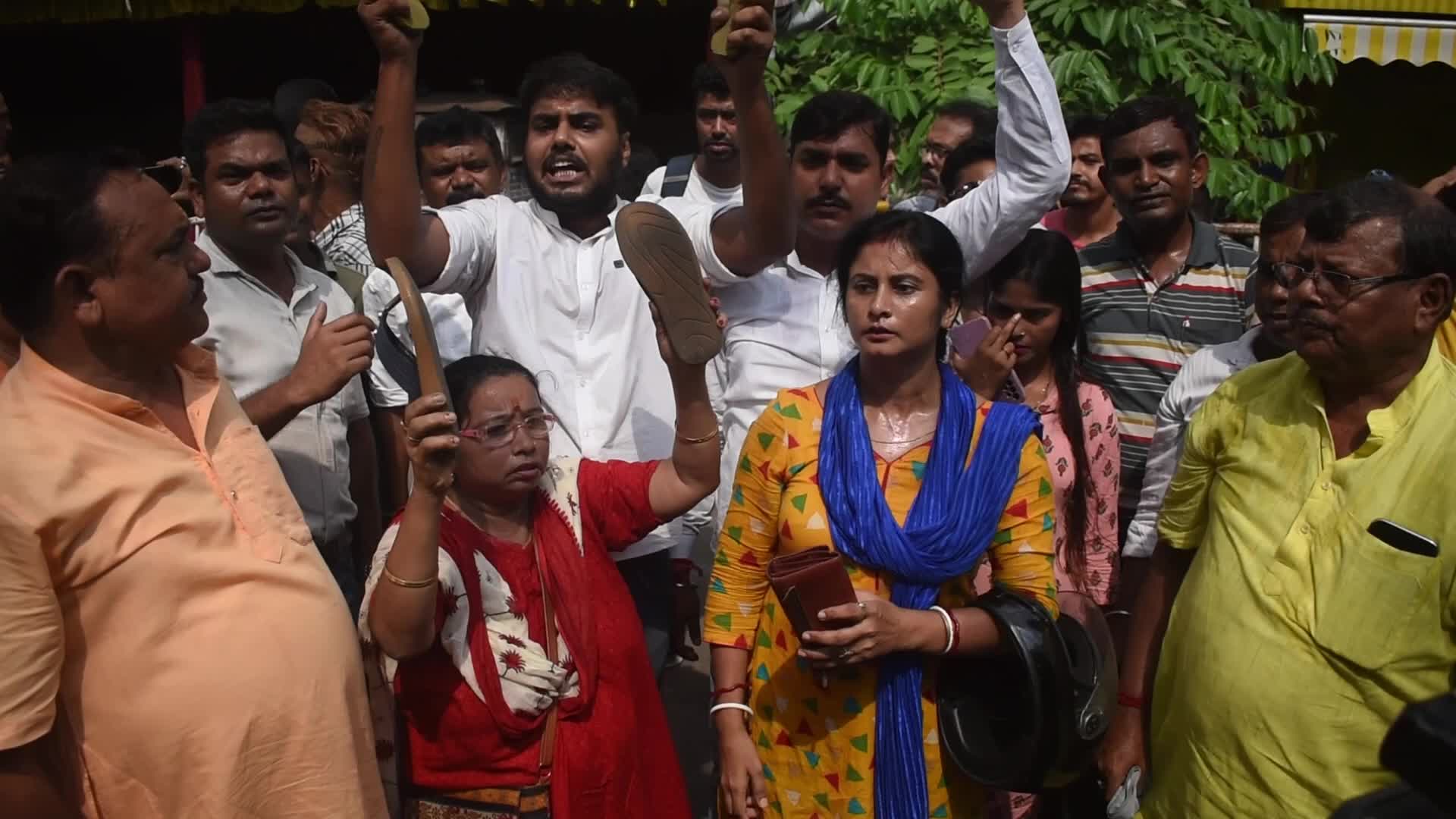 BJP (Bharatiya Janata Party) Protest Against Violence Erupted During West Bengal Panchayat Election 2023