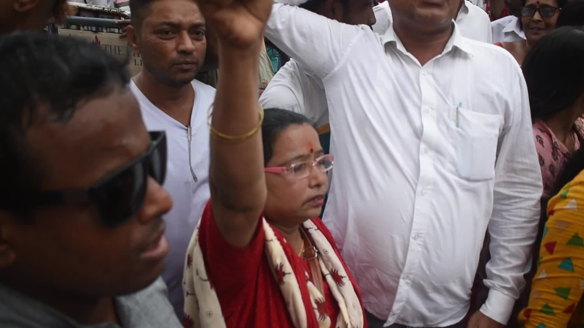 BJP (Bharatiya Janata Party) Protest Against Violence Erupted During West Bengal Panchayat Election 2023