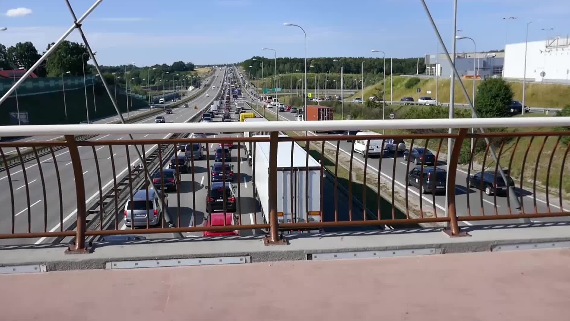 Summer Traffic In Gdansk, Poland