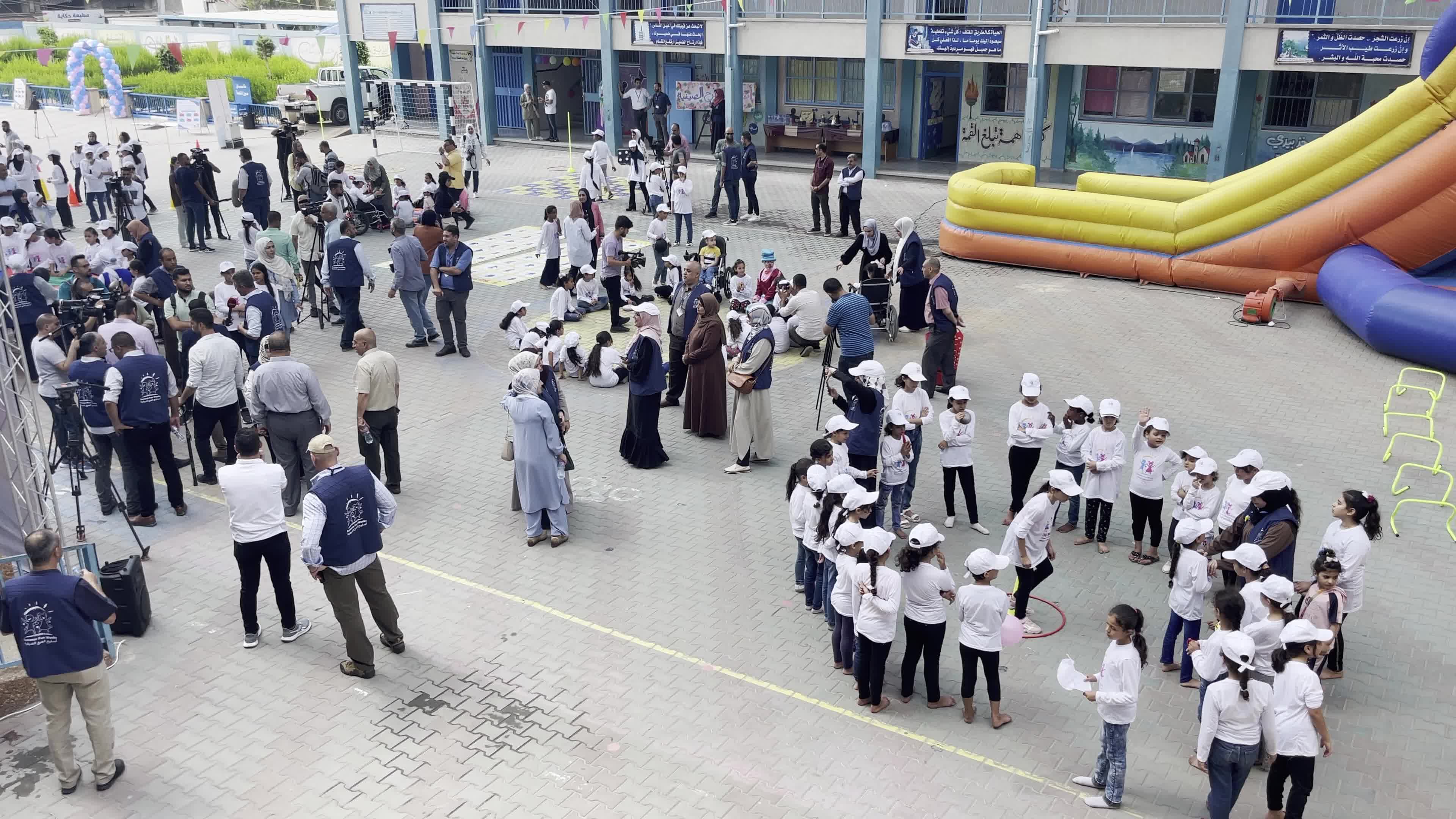 Palestinian Children Engage in UNRWA-Sponsored Summer Program 