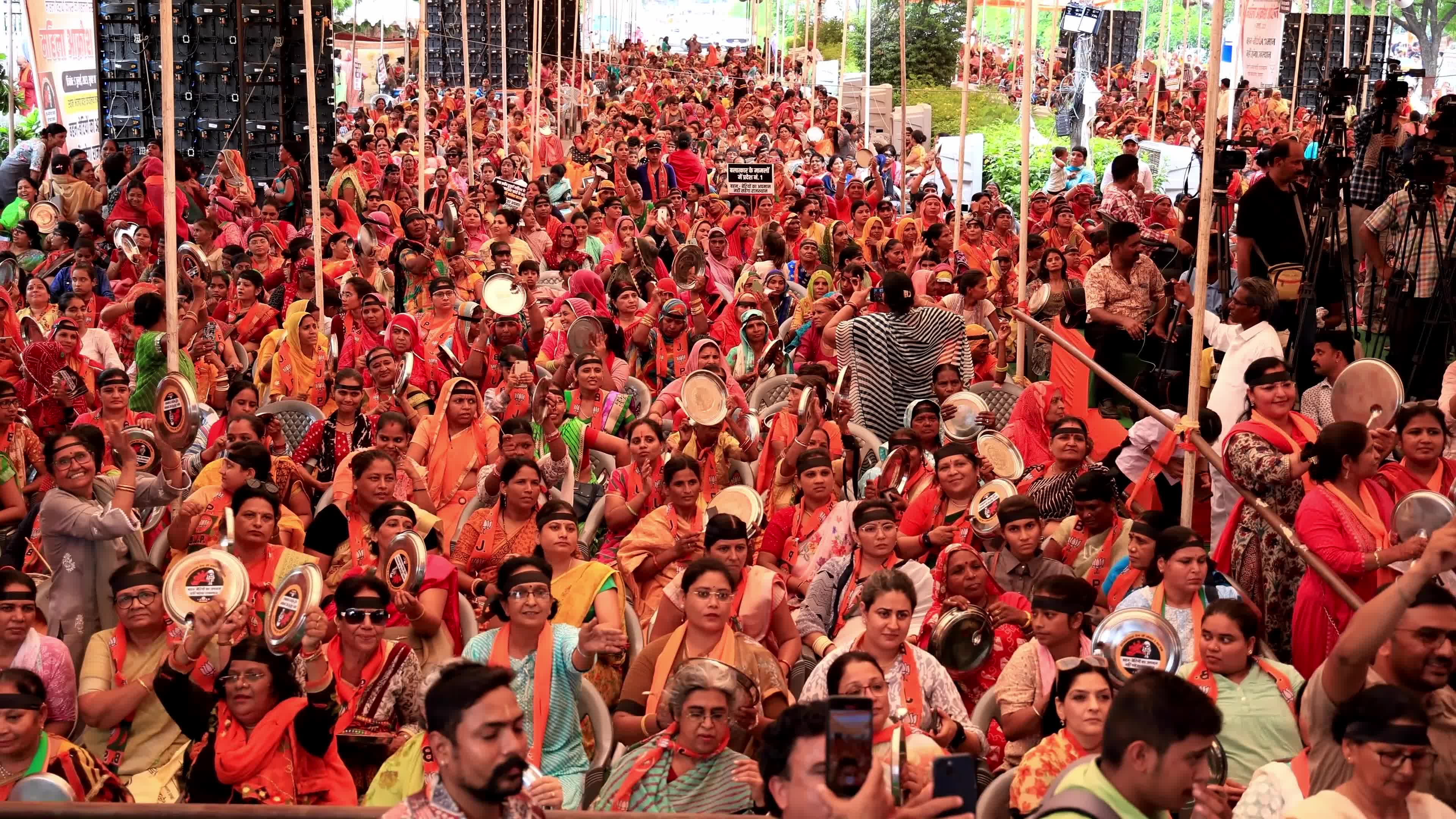 BJP Mahila Morcha Protest In Jaipur