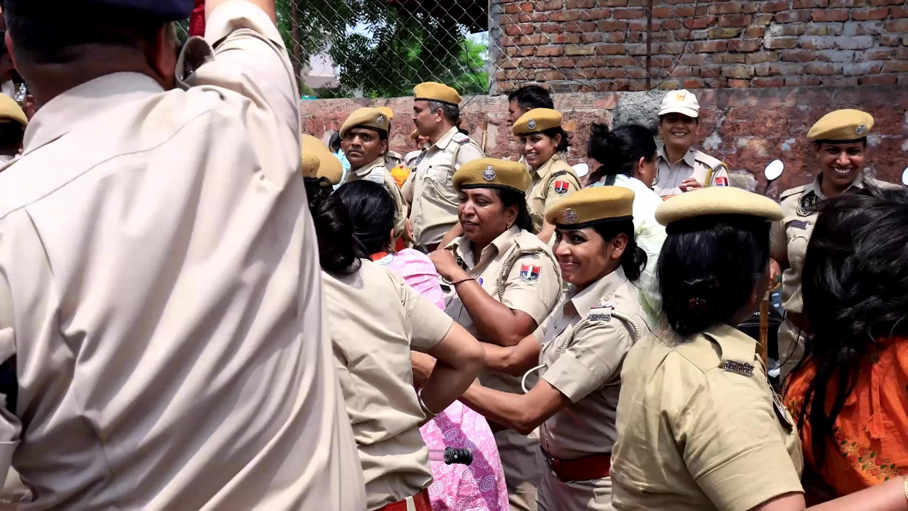 BJP Mahila Morcha Protest In Jaipur