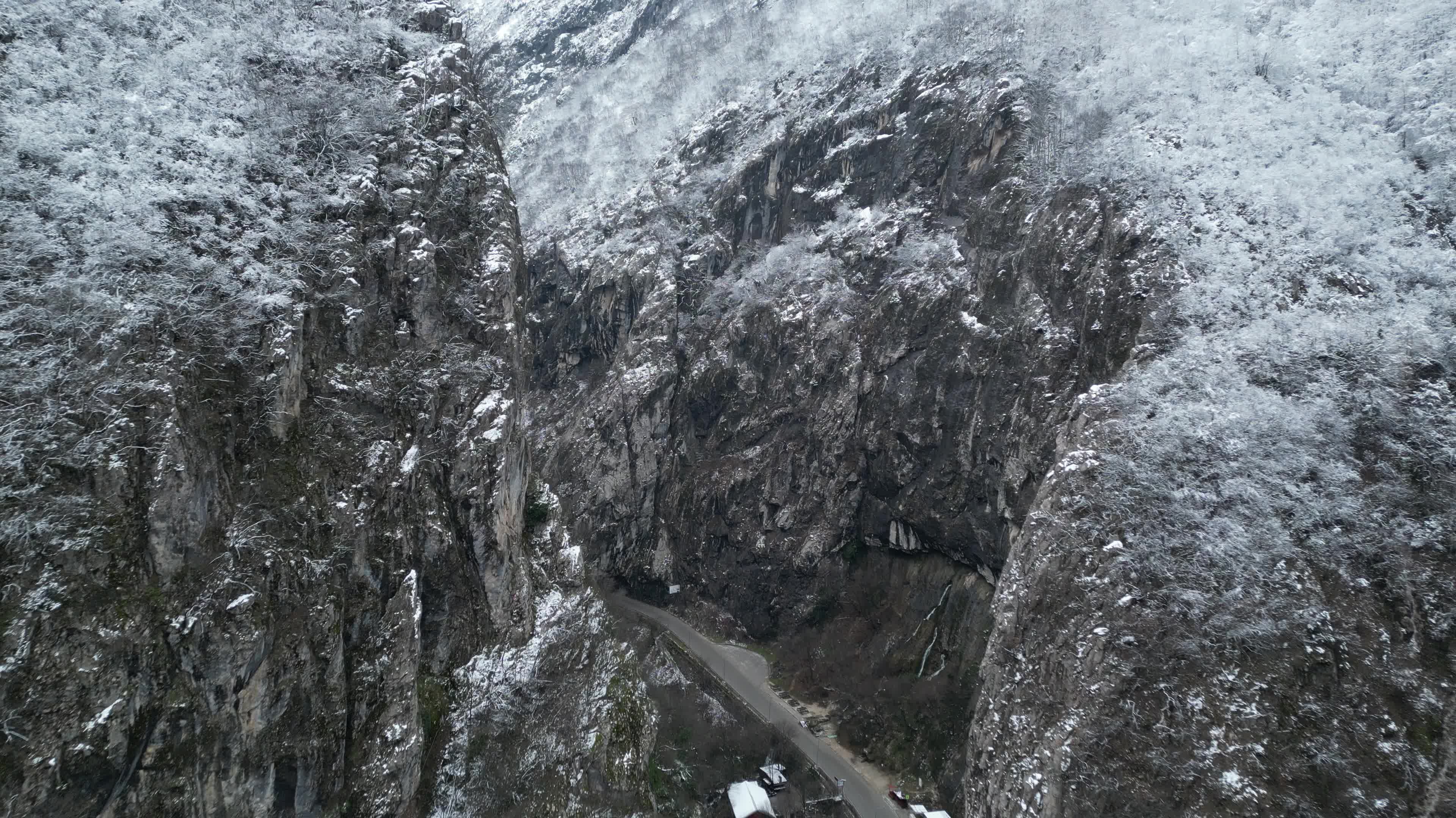 Drone videos of the mountains of Kosovo