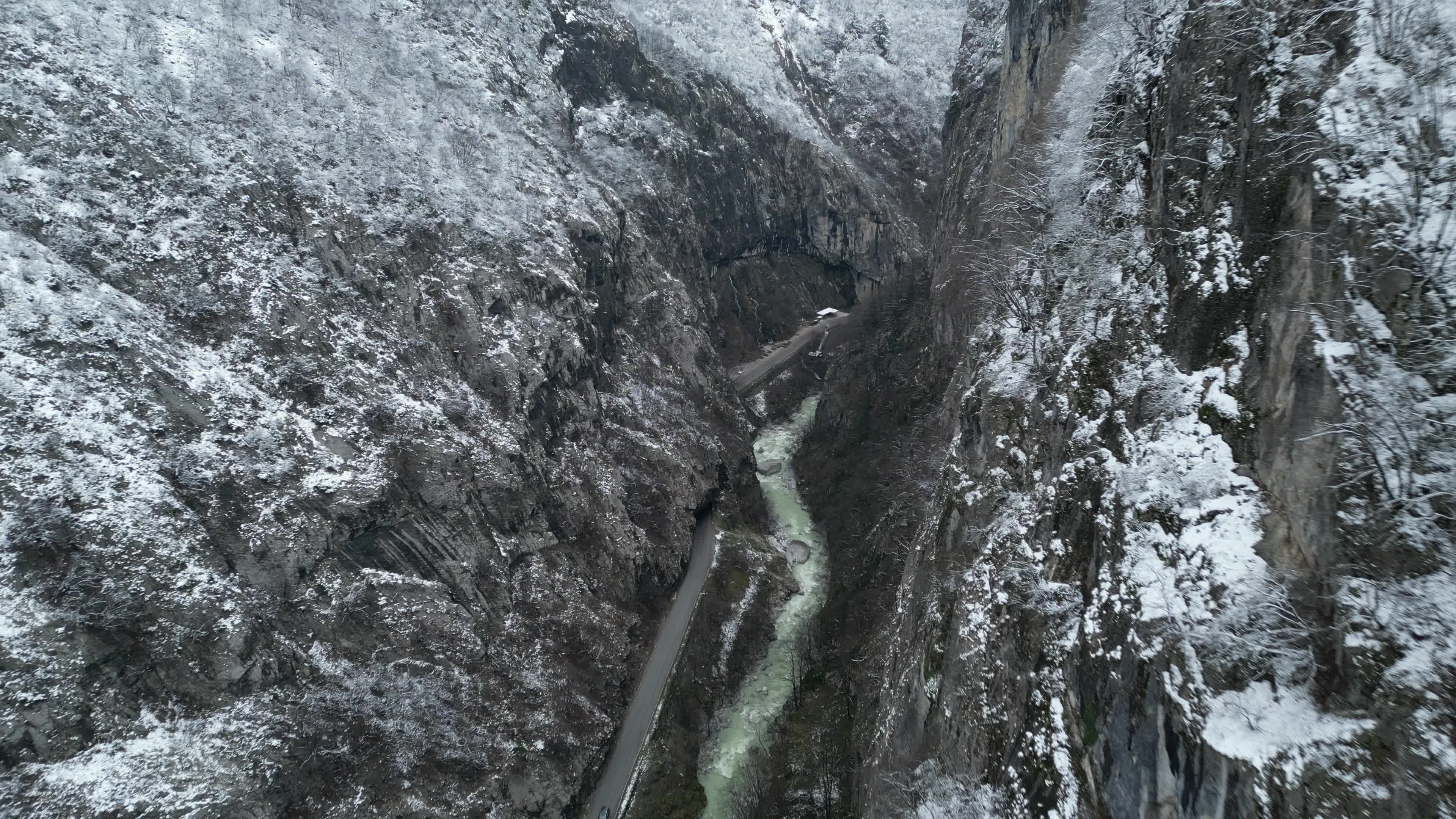 Drone videos of the mountains of Kosovo