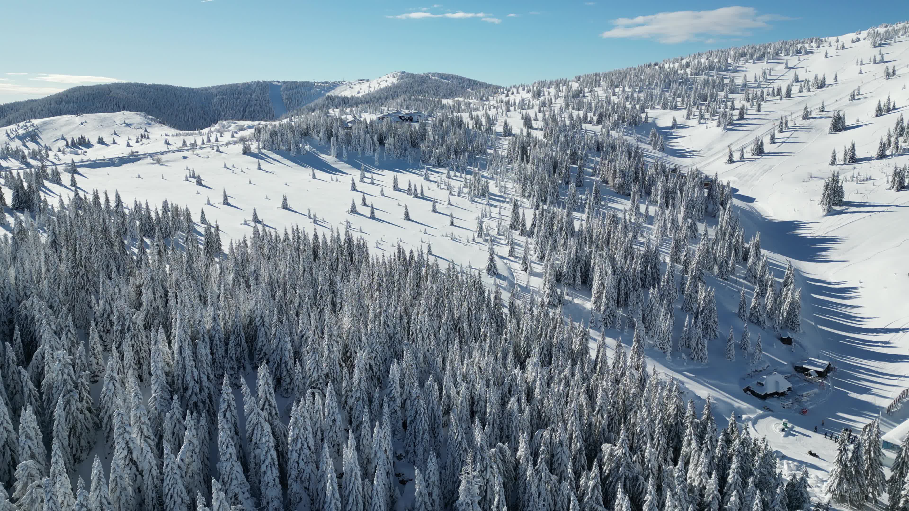 Drone videos of the Kopaonik National Park in Serbia