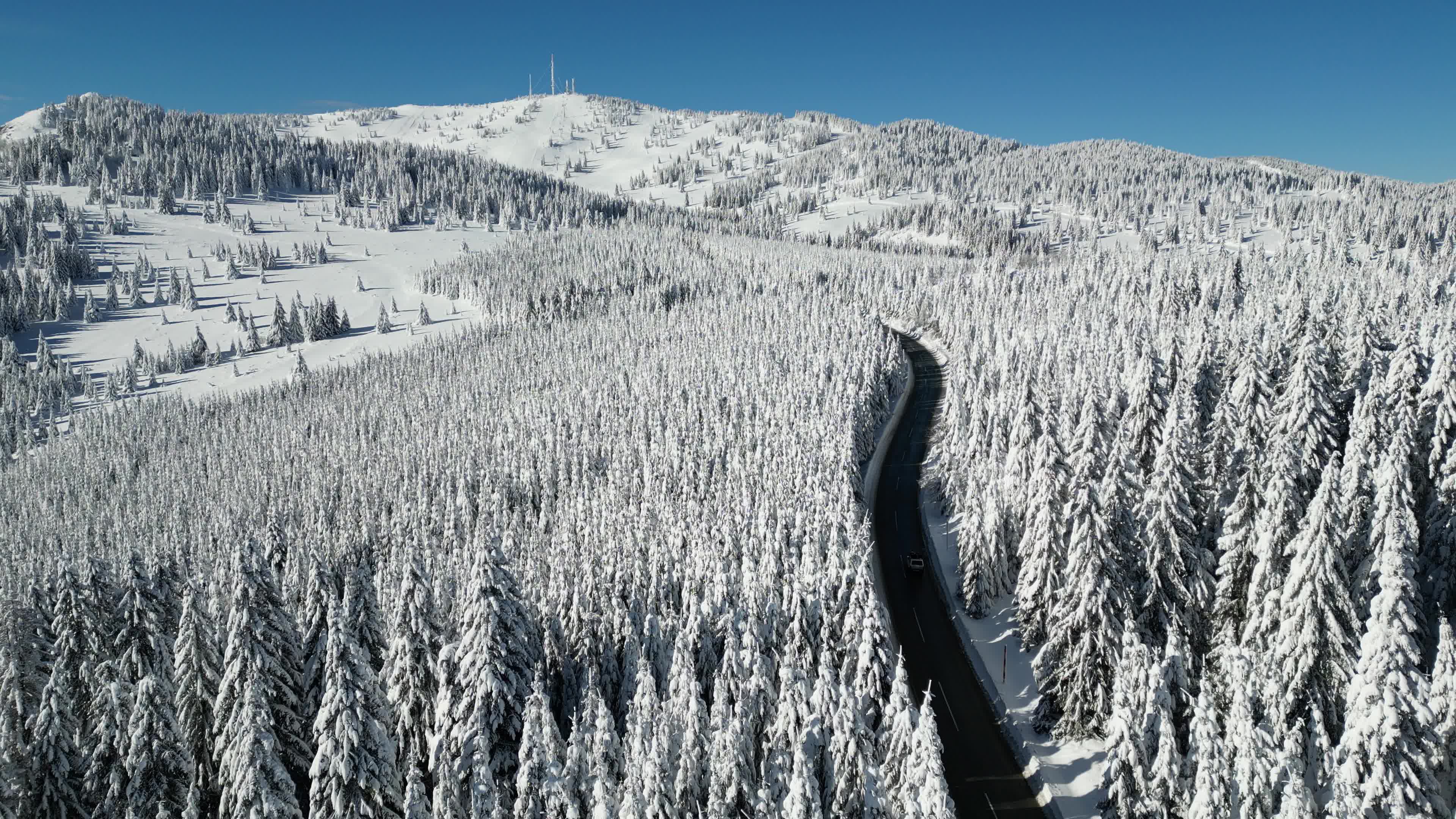 Drone videos of the Kopaonik National Park in Serbia