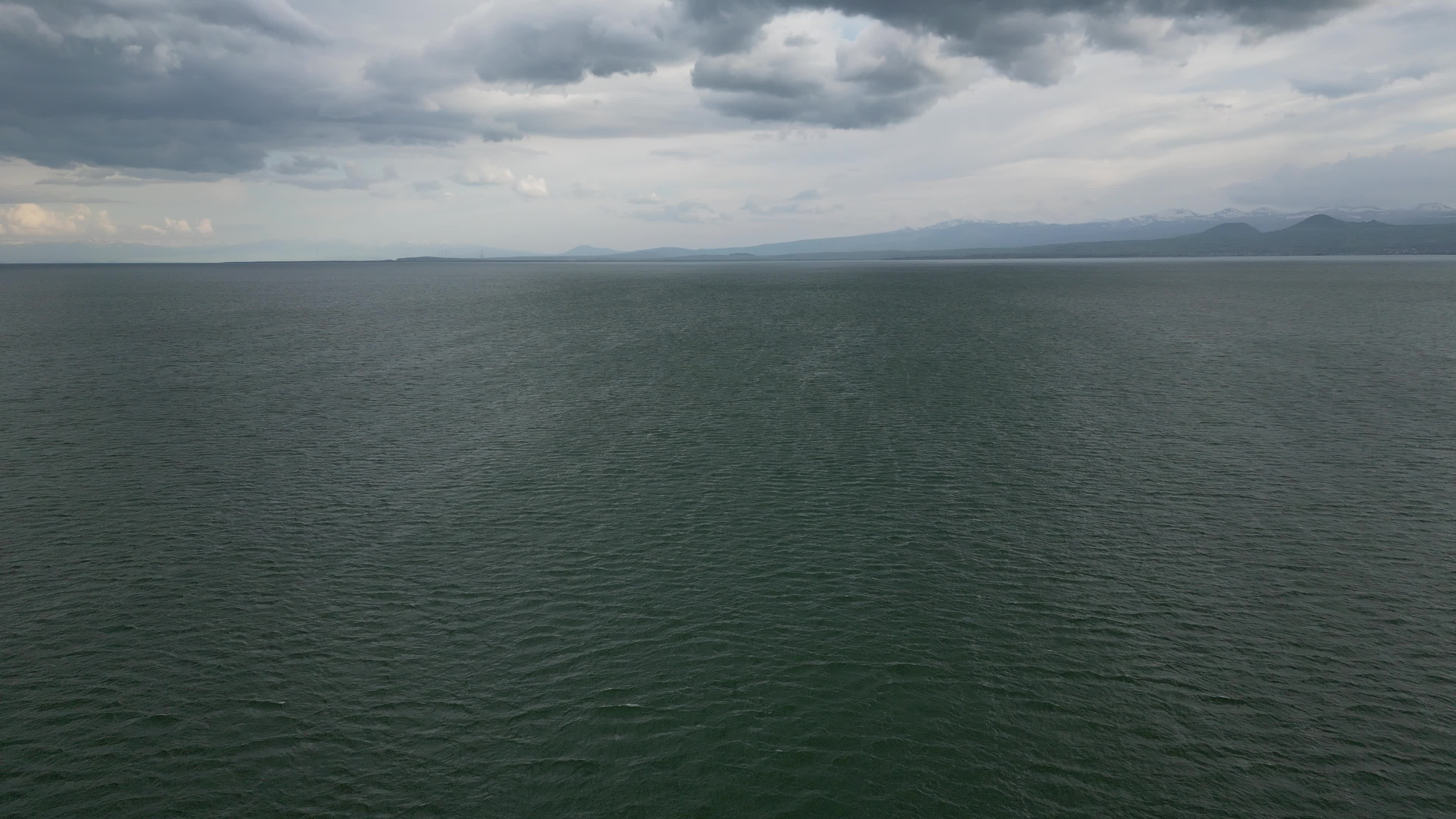 Drone videos of Sevan Lake in Armenia