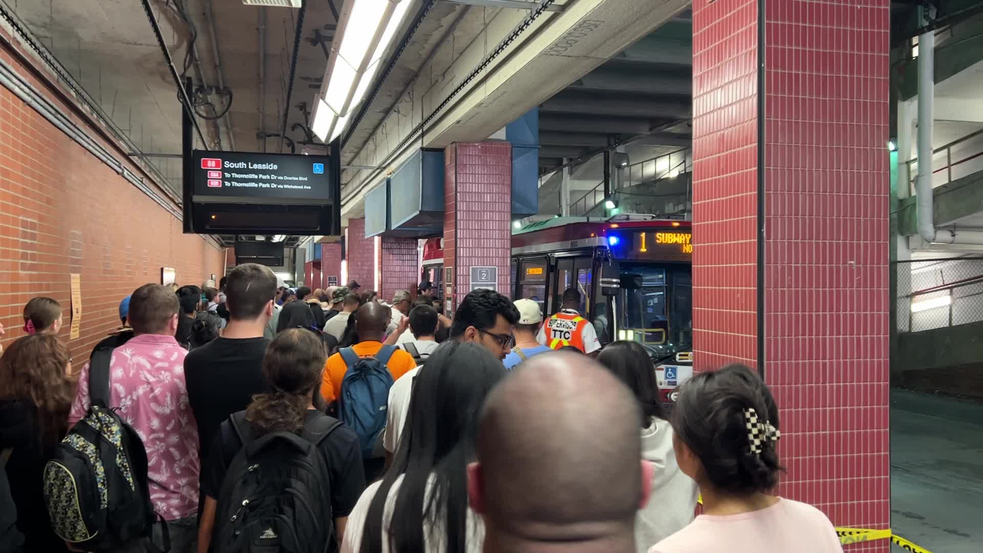 Subway work leads to chaos in Toronto