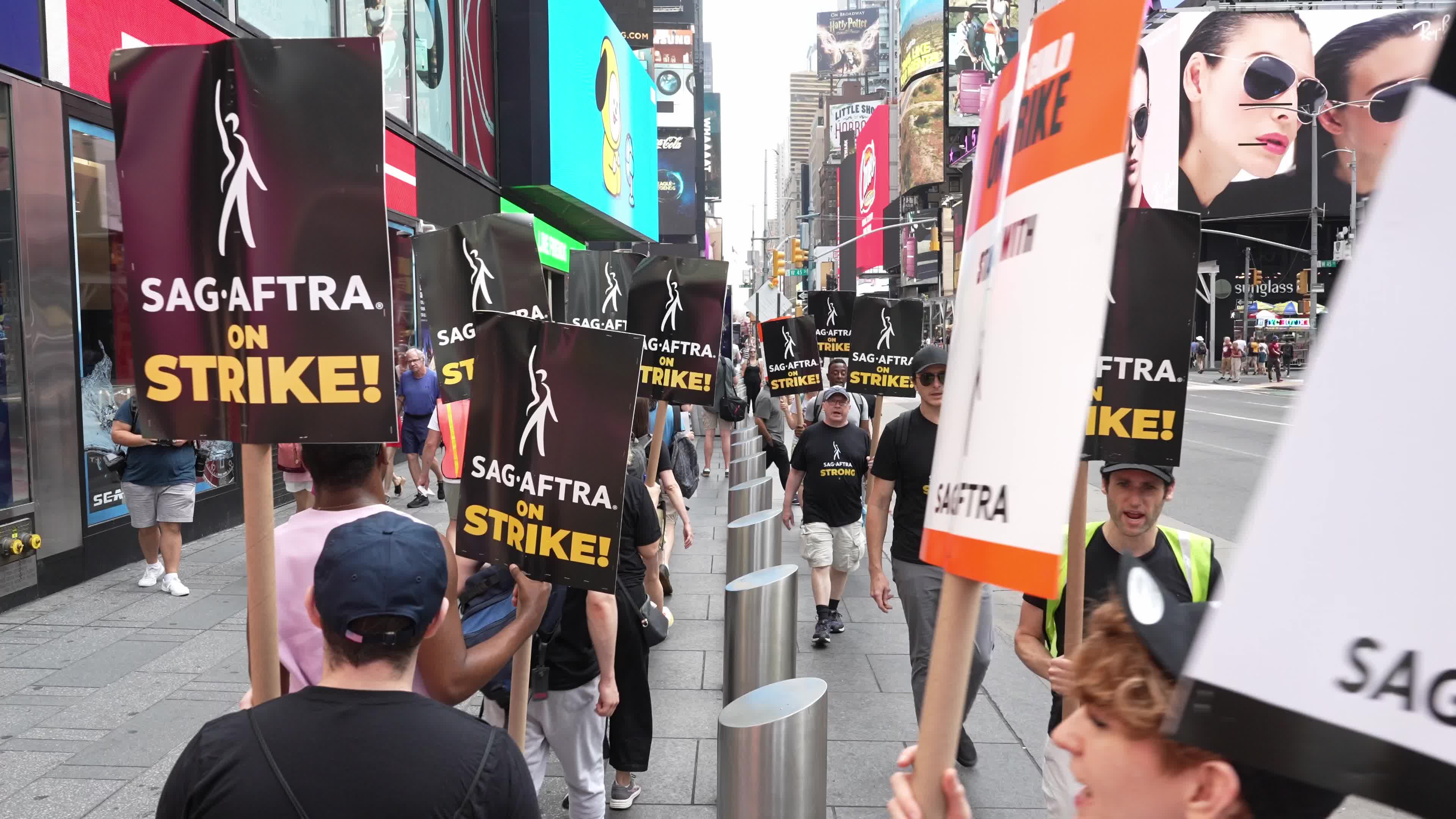 SAG-AFTRA Actors Union Strike Continues In New York