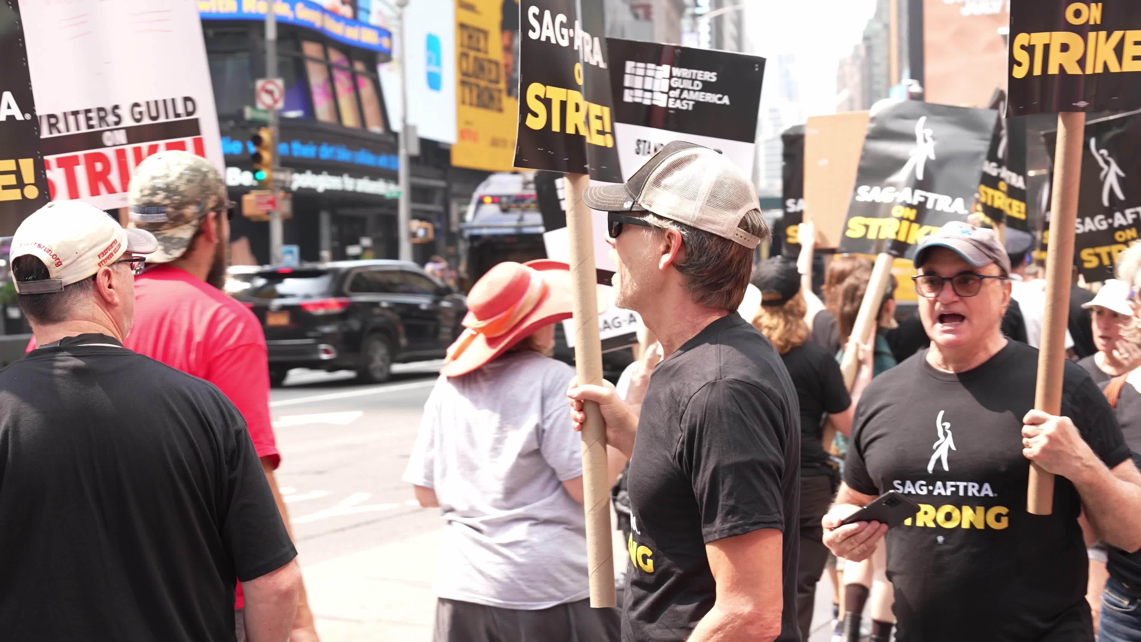 SAG-AFTRA Actors Union Strike Continues In New York