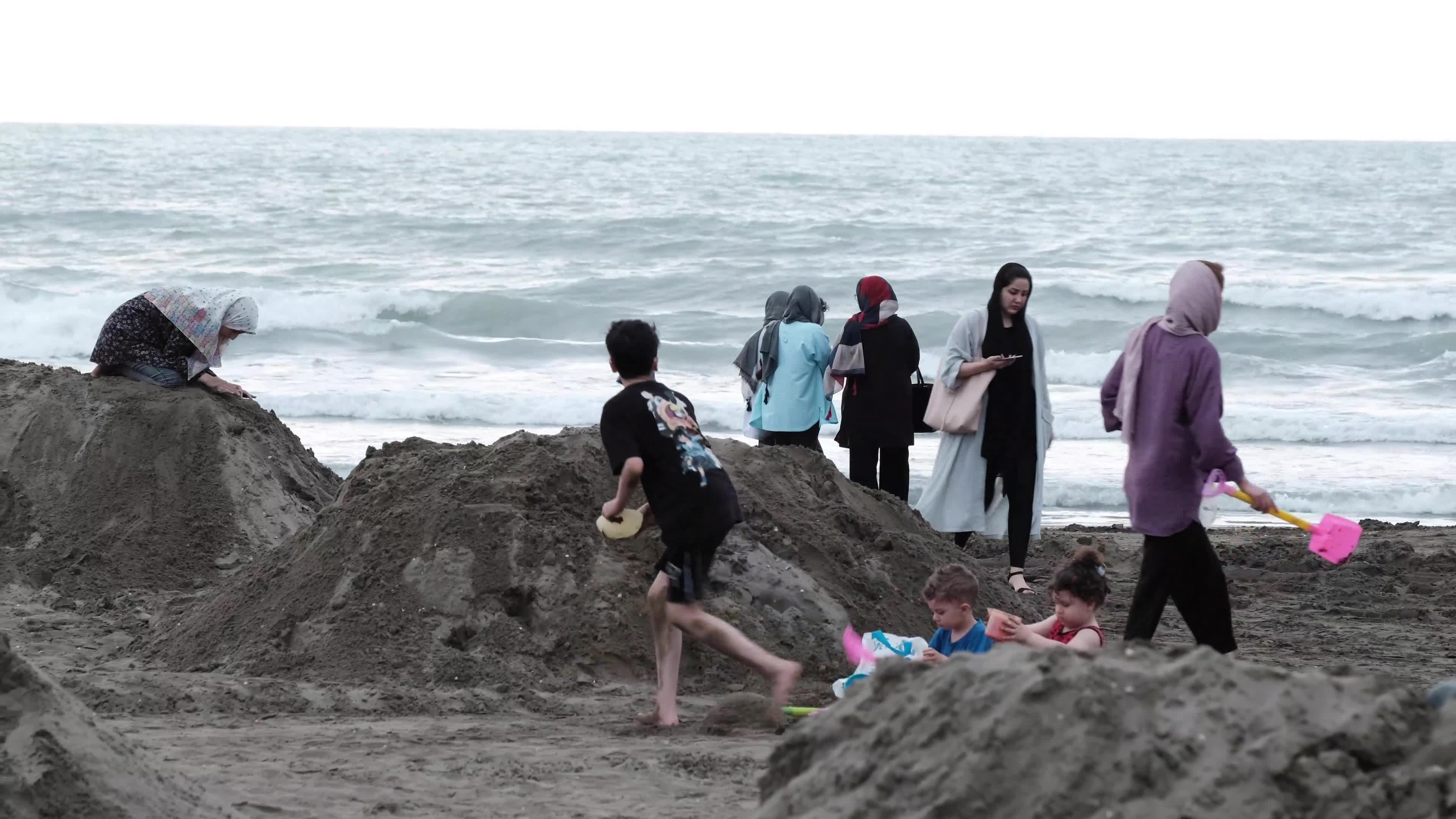 Iran, Hijab and daily life on the southern coast of the Caspian Sea 