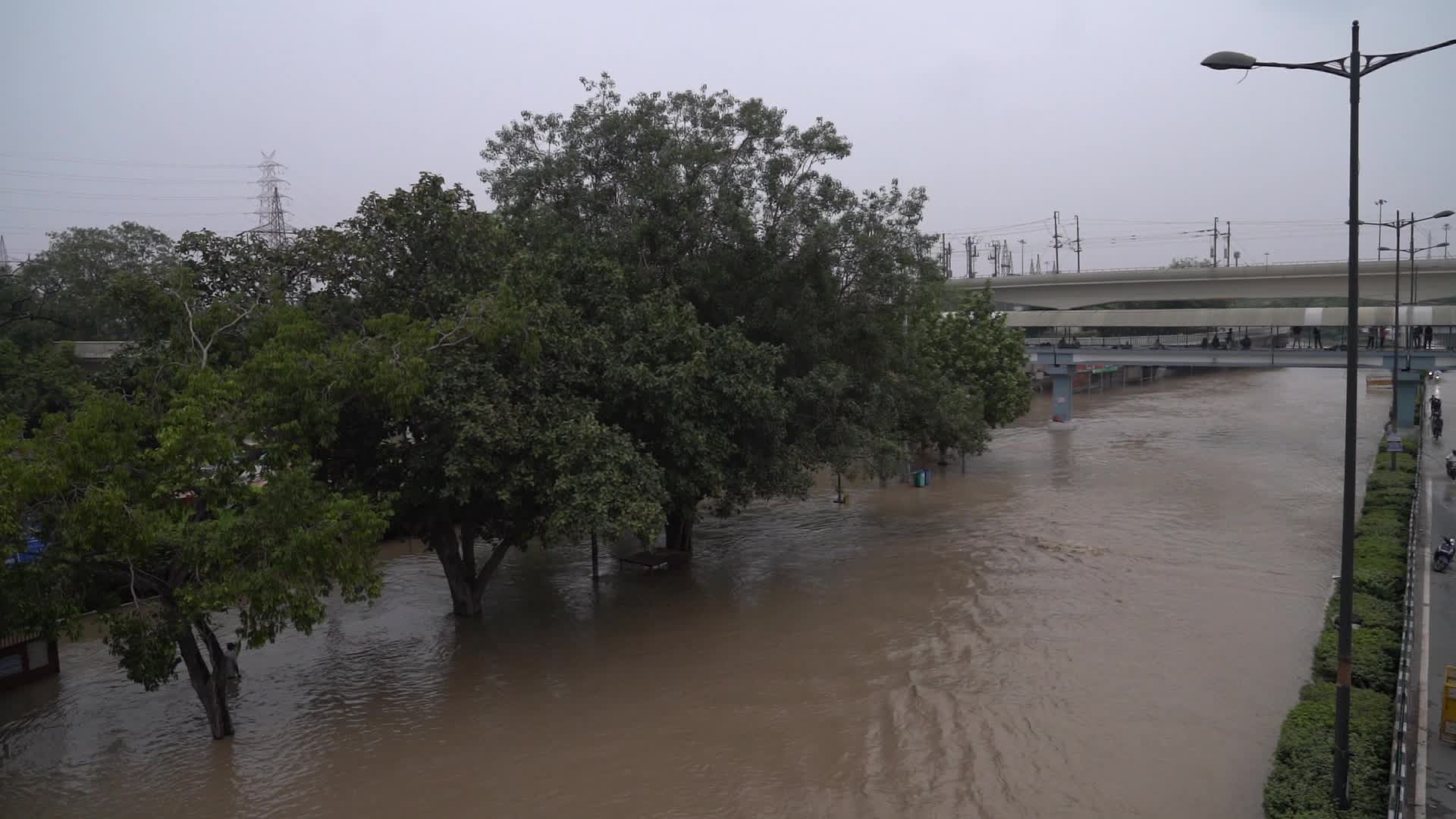 Monsoon rain in India