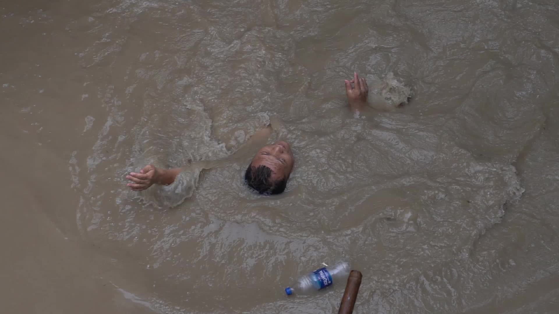 Monsoon rain in India