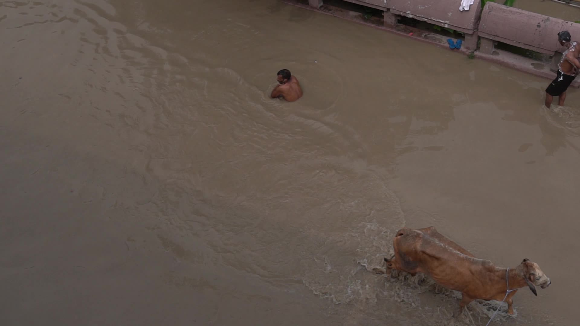 Monsoon rain in India
