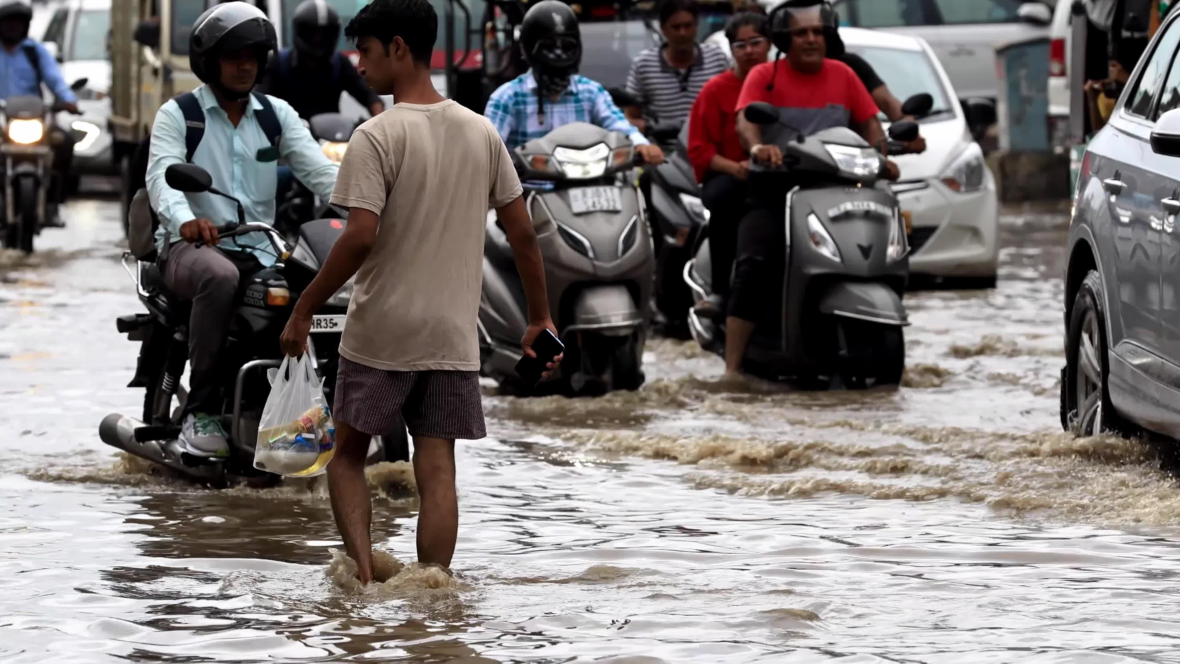 Waterlogging After Rain In Jaipur