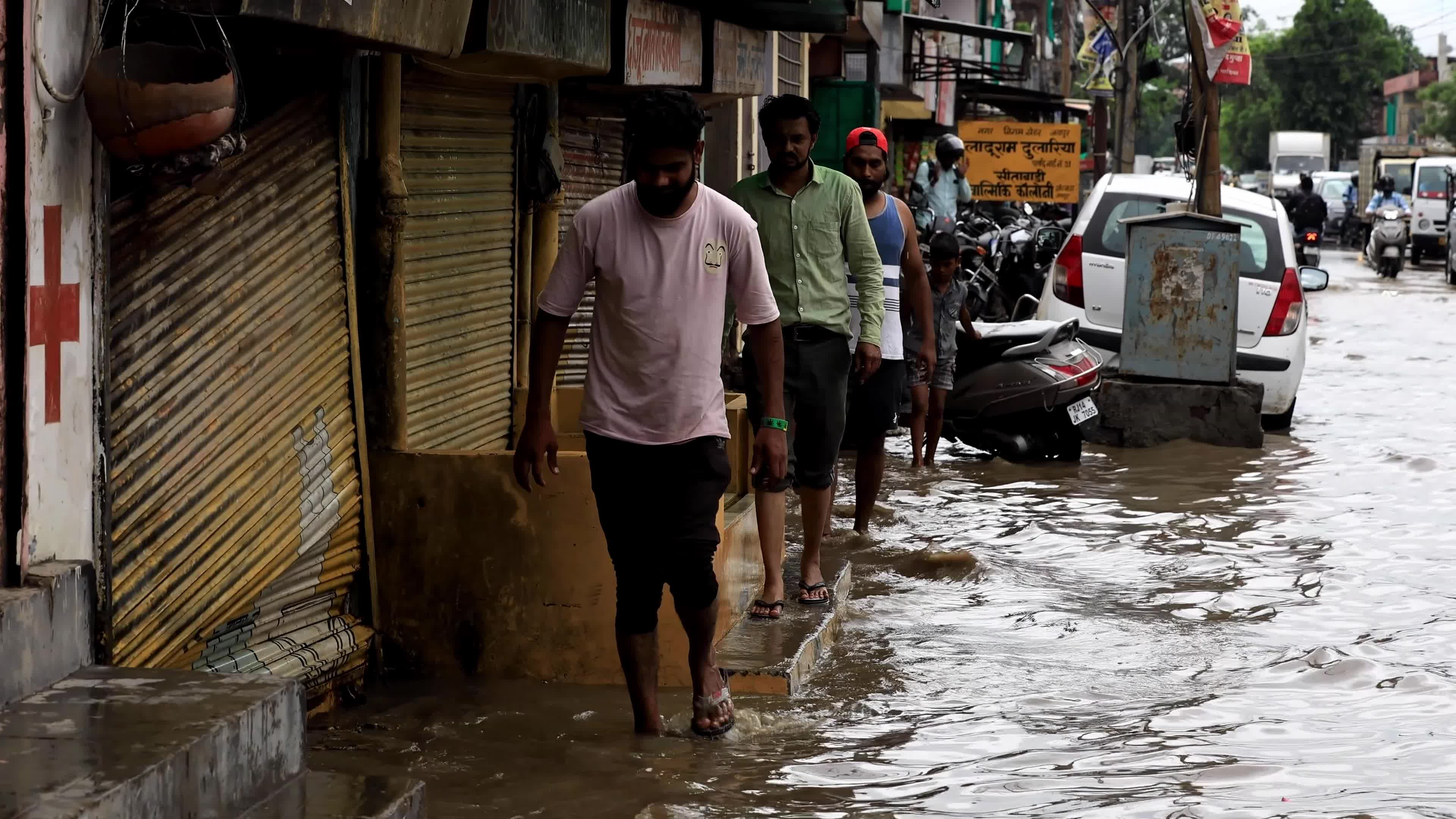 Waterlogging After Rain In Jaipur