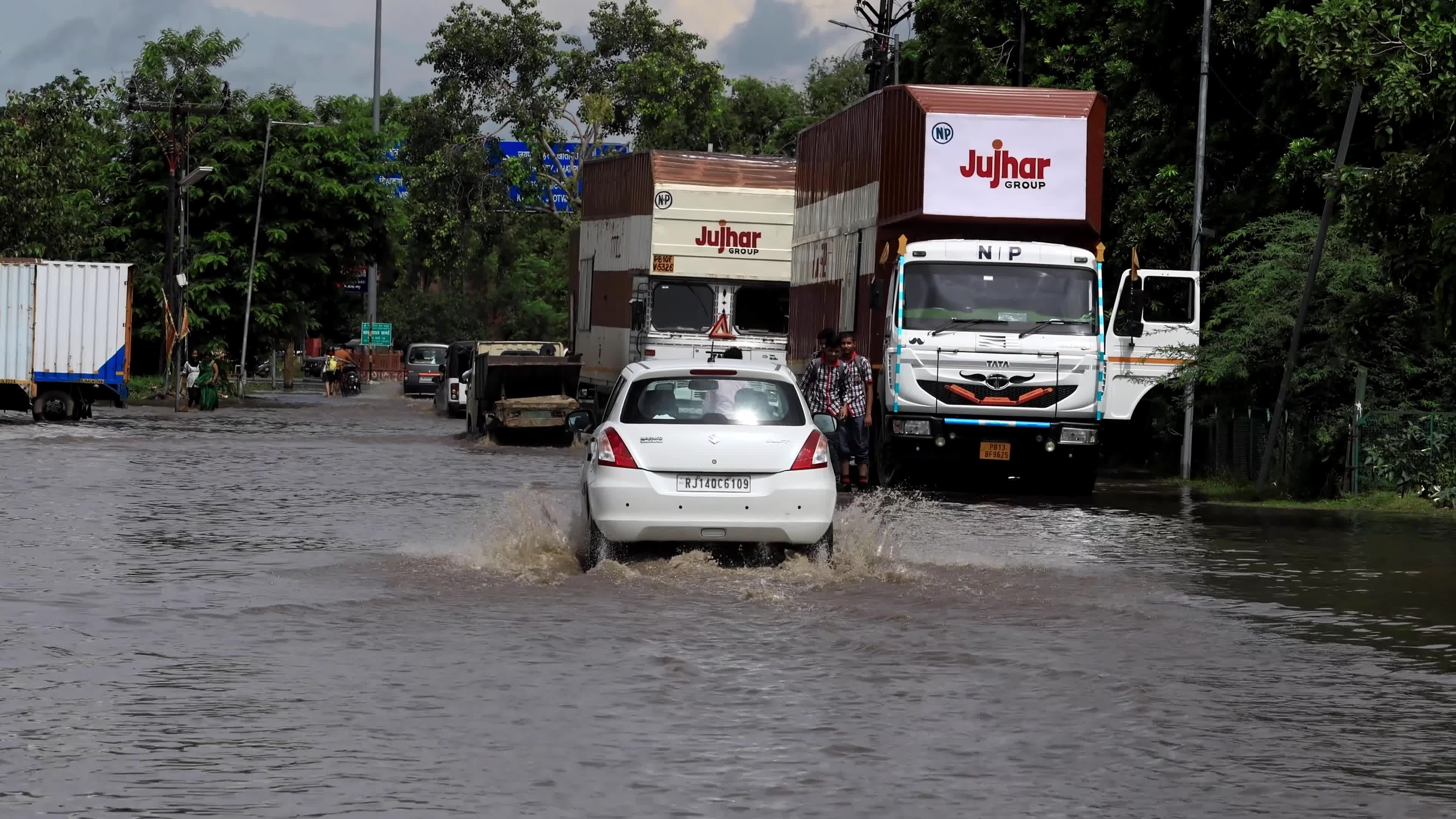 Waterlogging After Rain In Jaipur