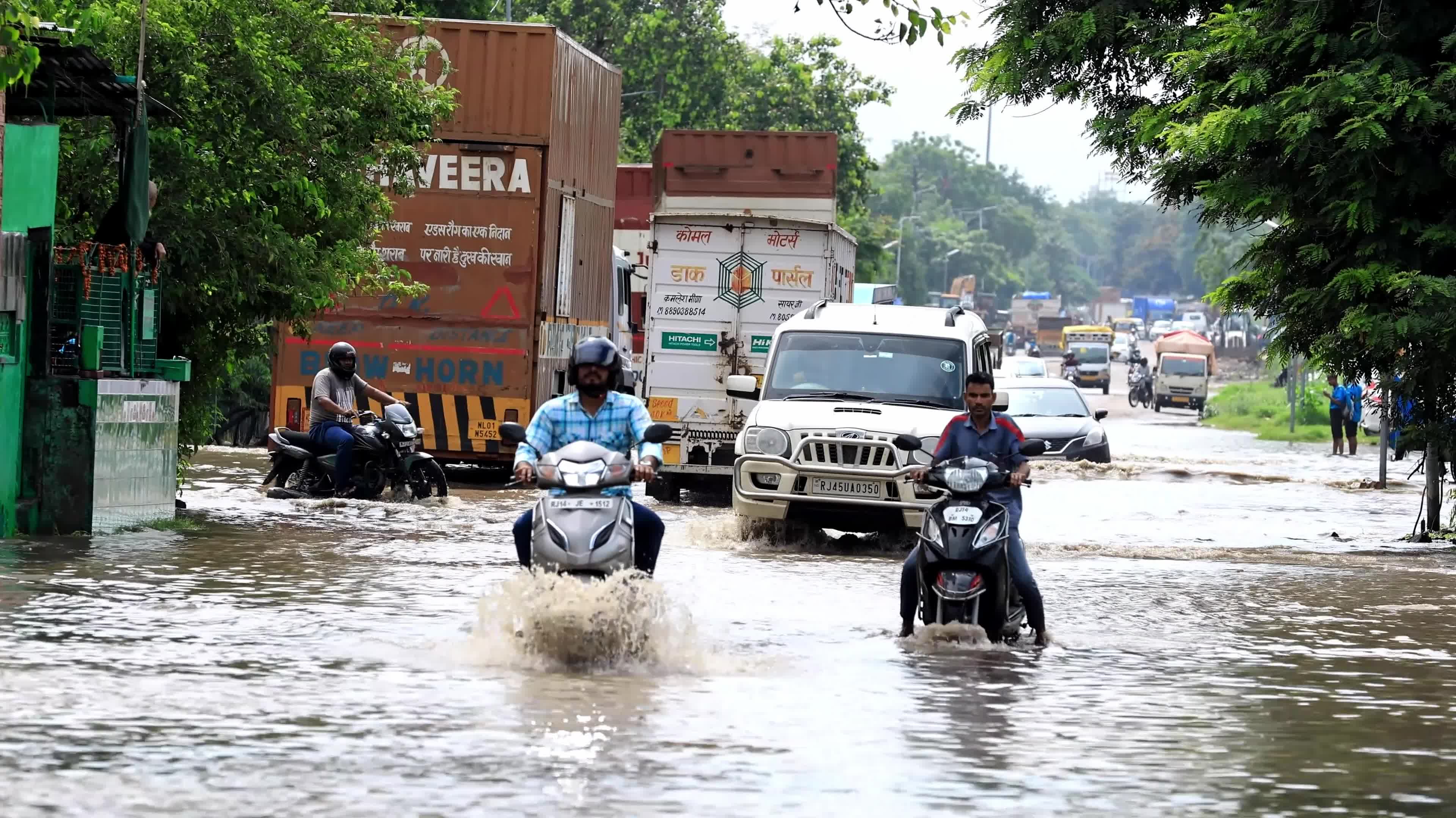 Waterlogging After Rain In Jaipur