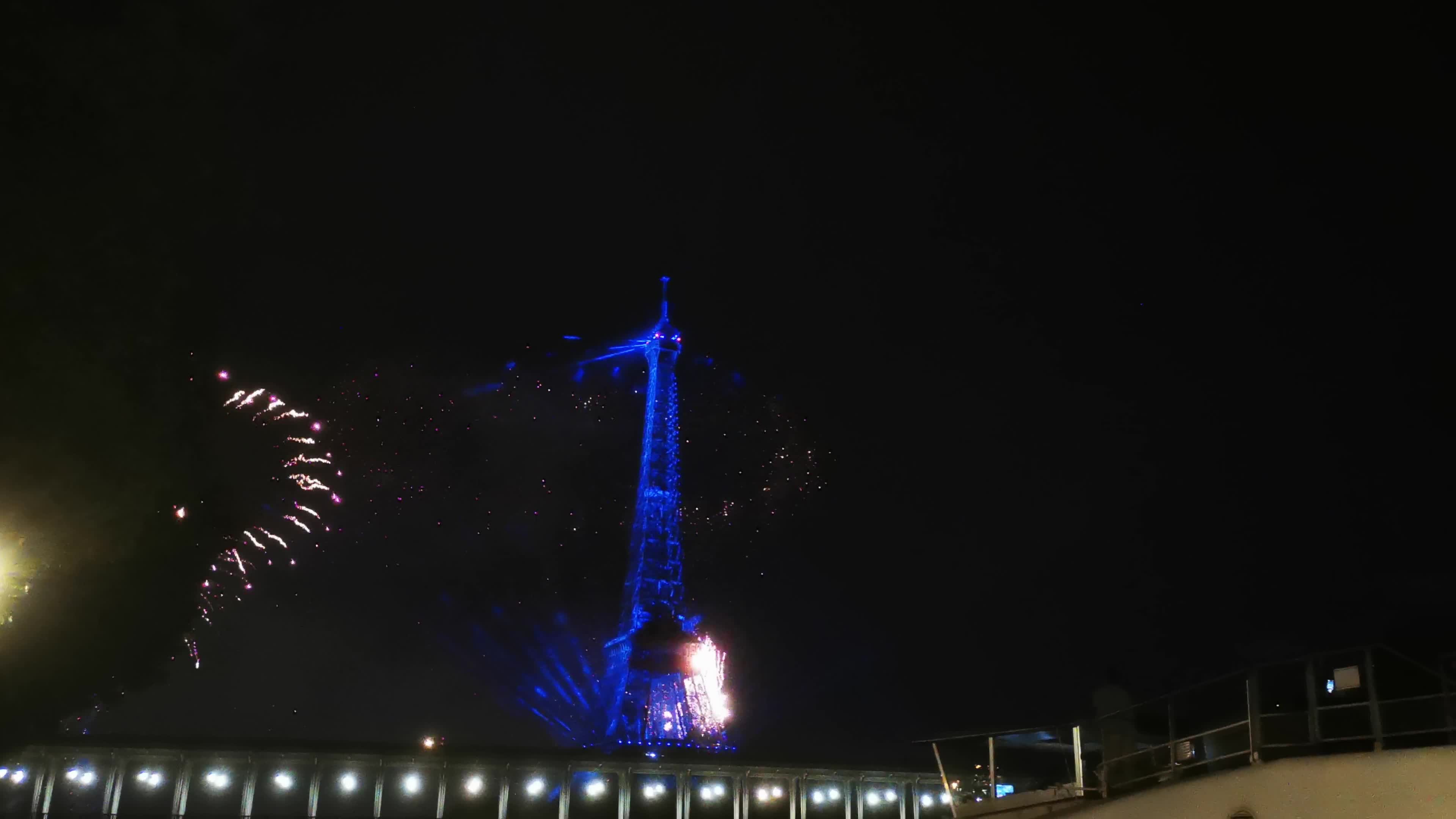 Fireworks For The Annual Bastille Day