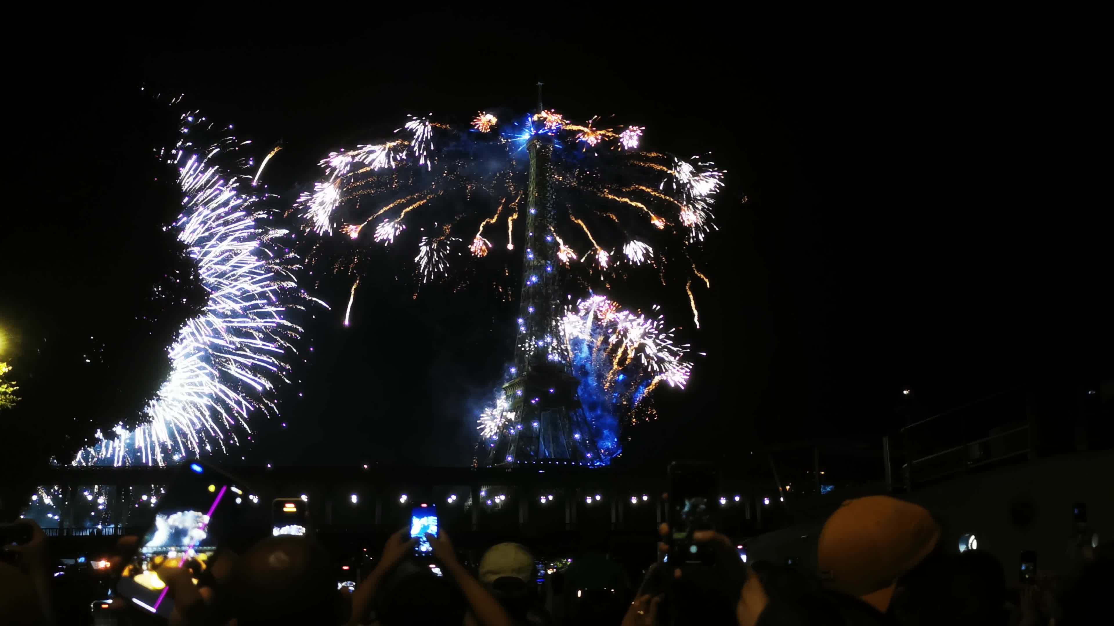 Fireworks For The Annual Bastille Day