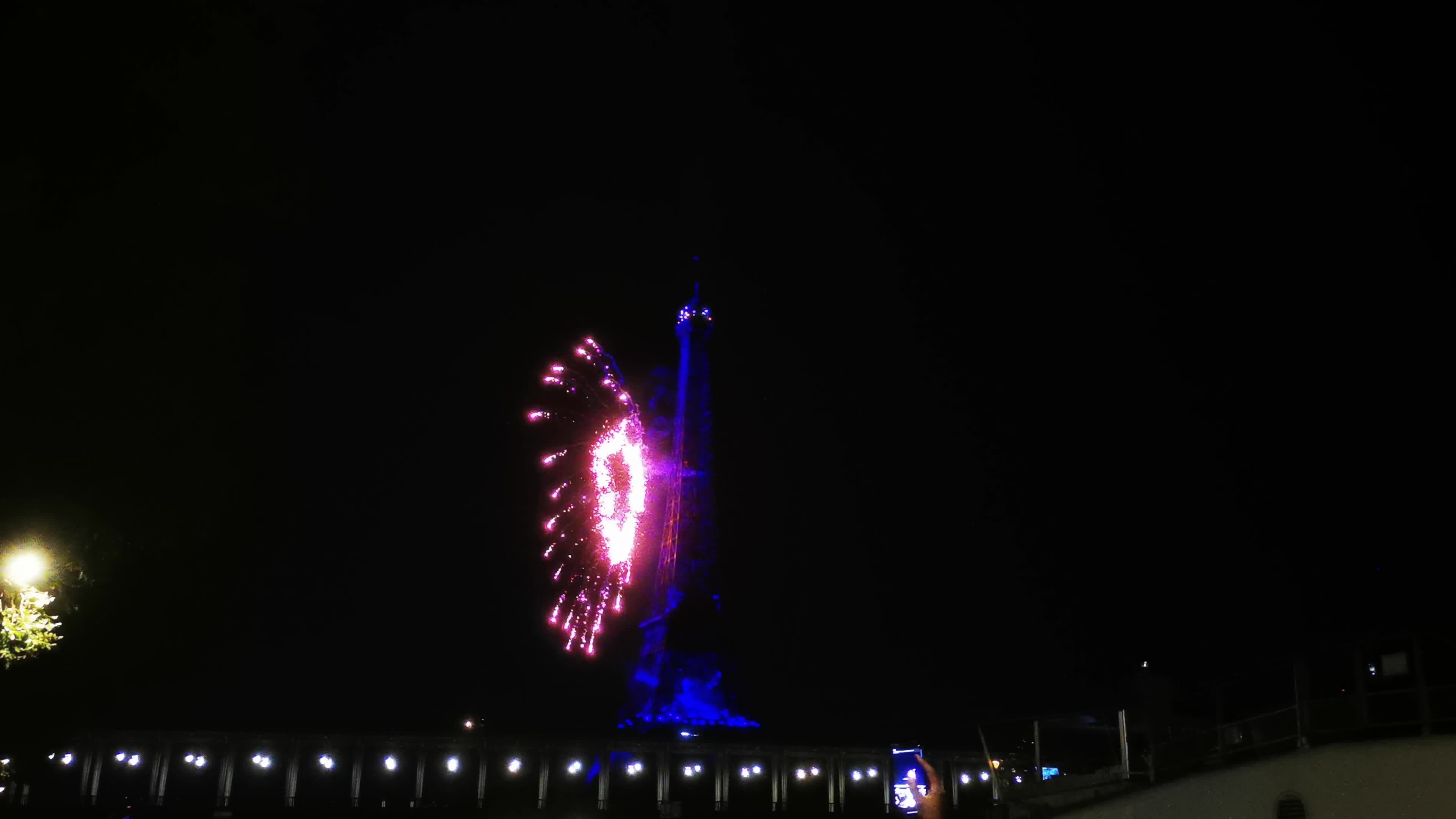 Fireworks For The Annual Bastille Day
