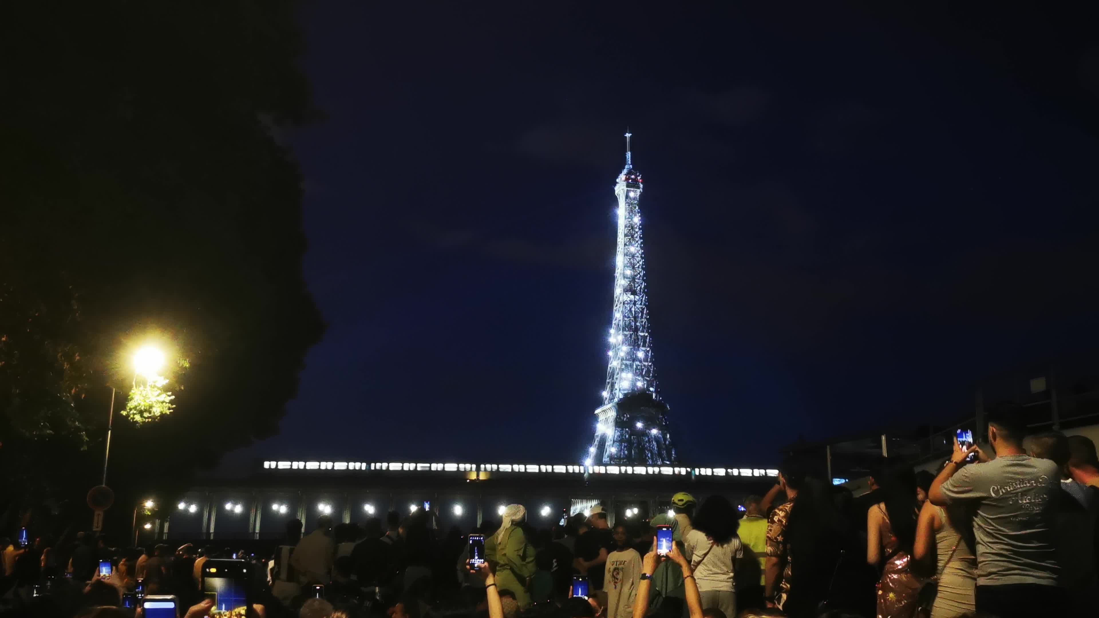 Fireworks For The Annual Bastille Day