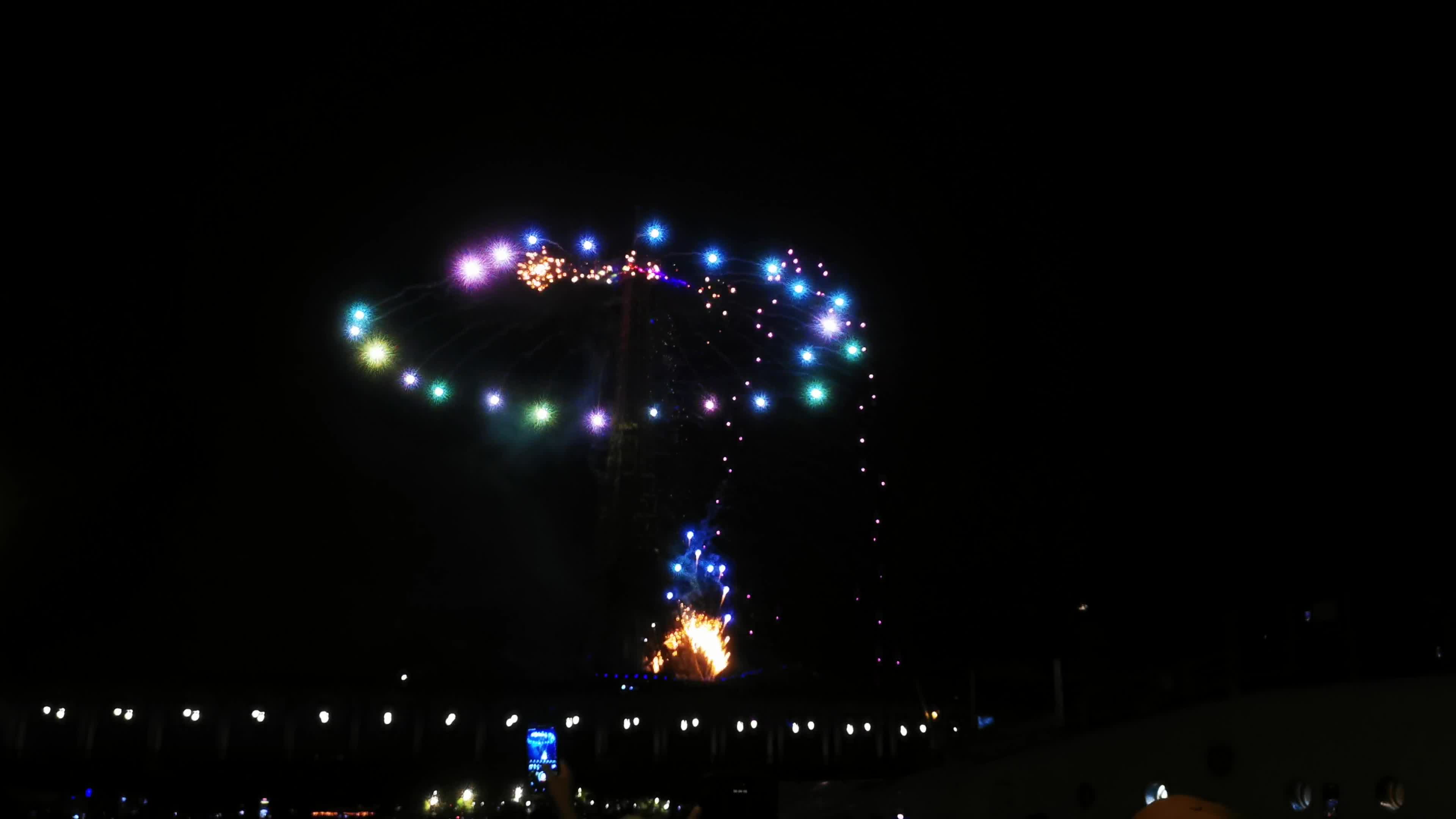 Fireworks For The Annual Bastille Day