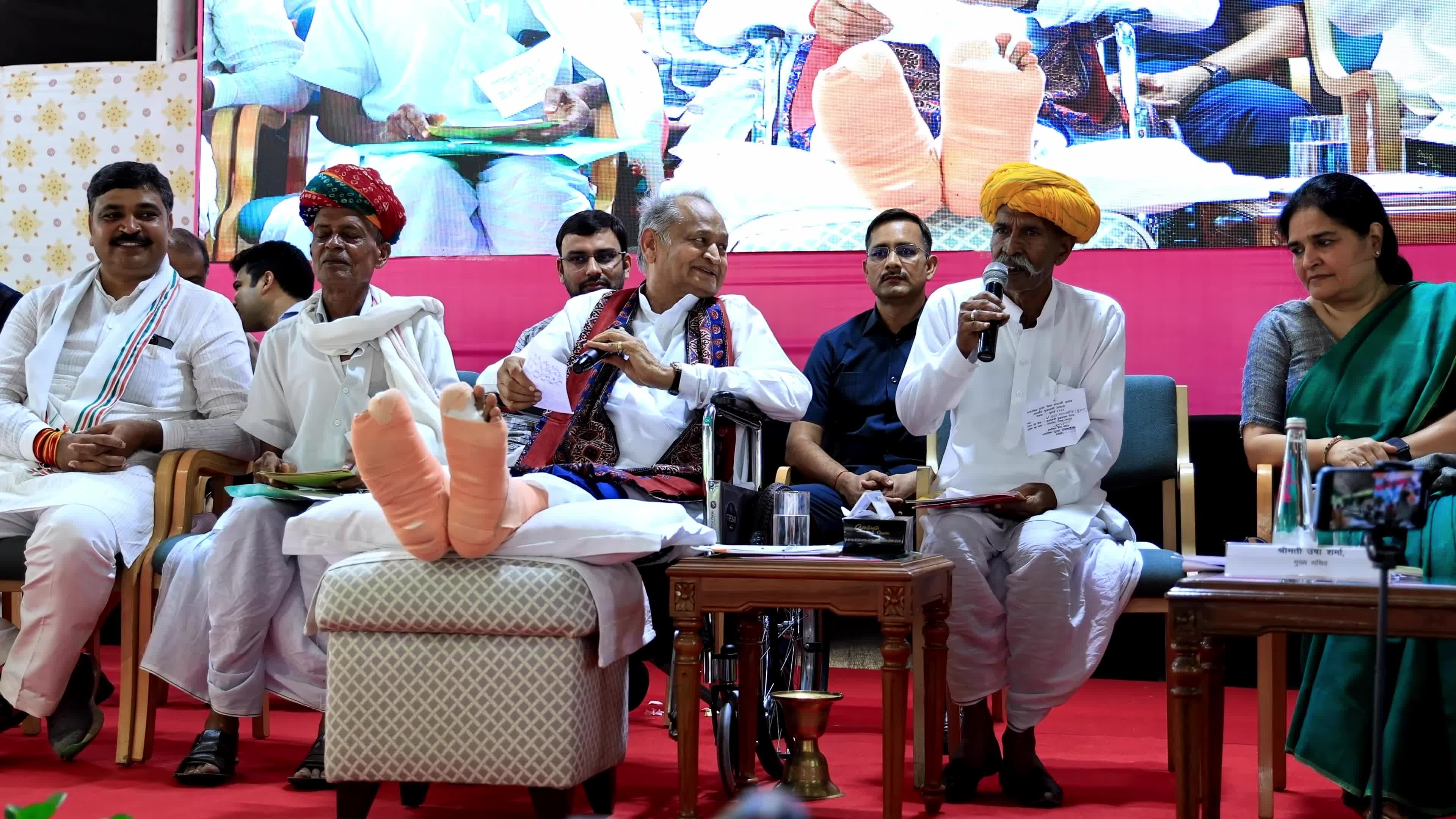 Rajasthan CM Ashok Gehlot At Beneficiary Communication Meeting