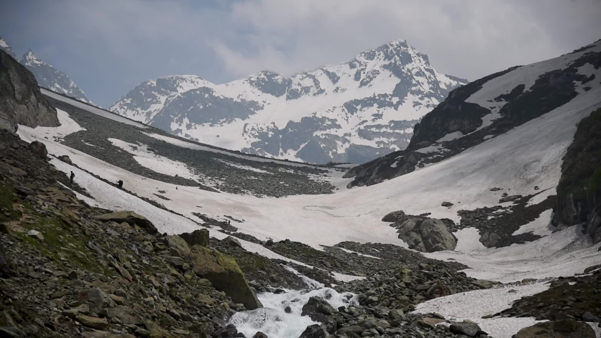 Tulian Lake in Pahalgam, Kashmir.