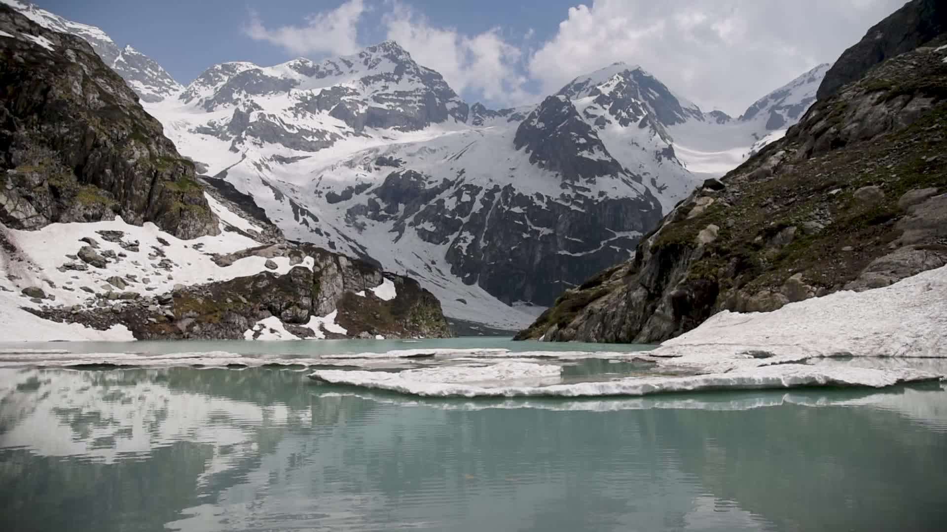 Tulian Lake in Pahalgam, Kashmir.