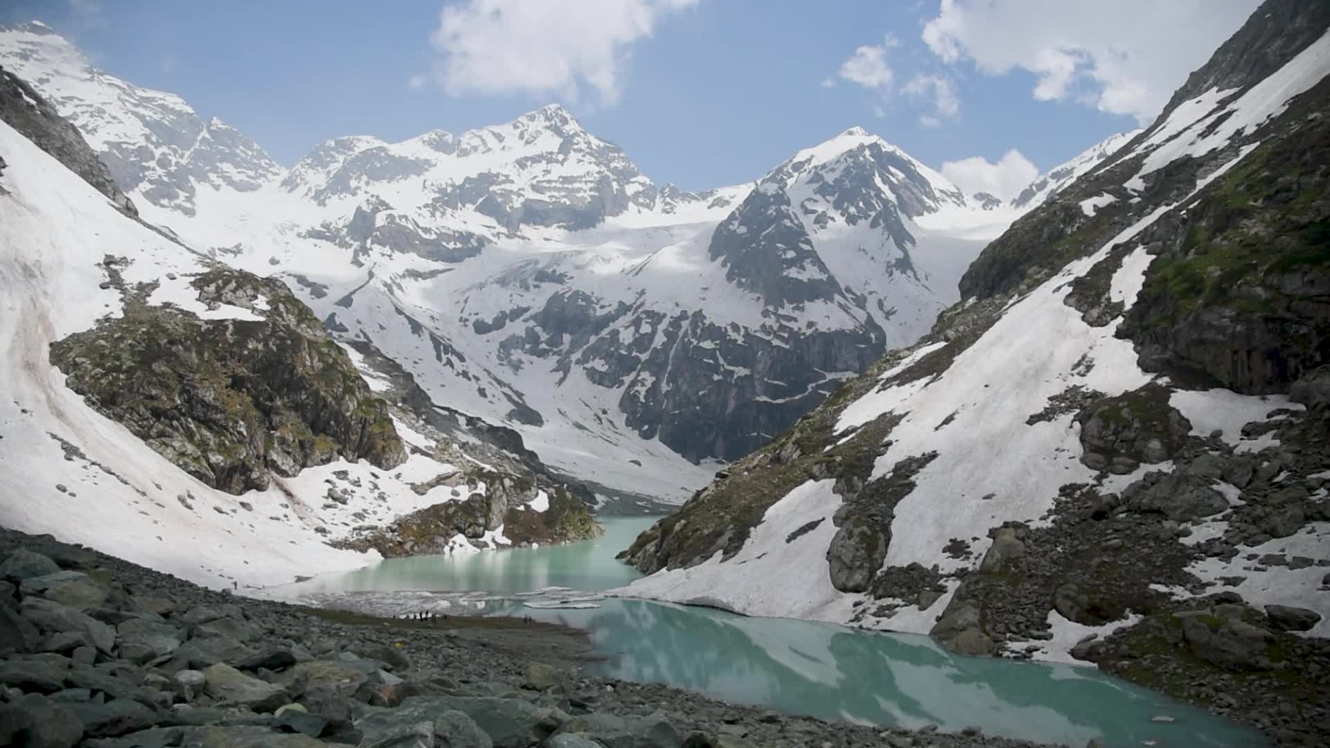 Tulian Lake in Pahalgam, Kashmir.