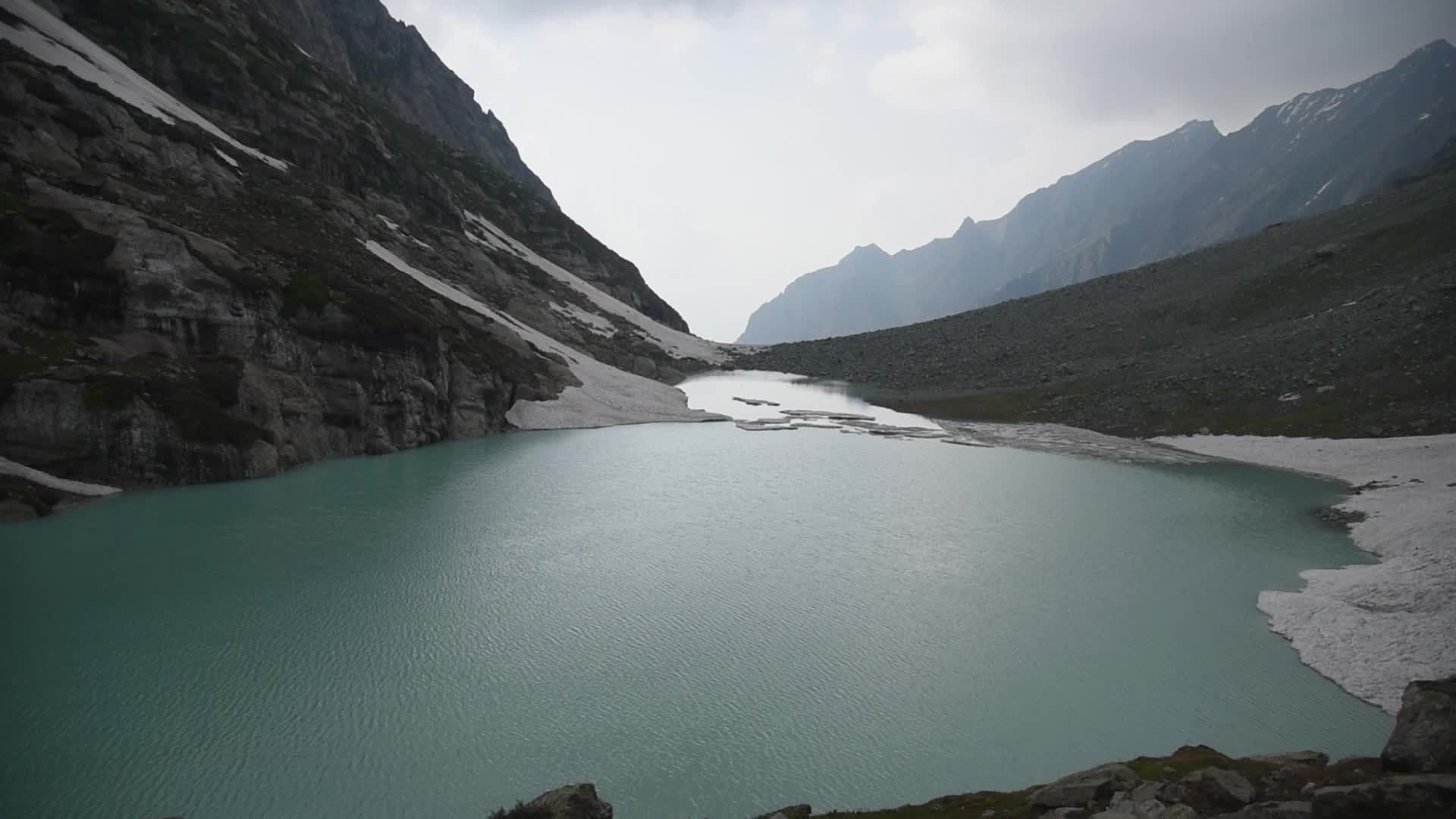 Tulian Lake in Pahalgam, Kashmir.