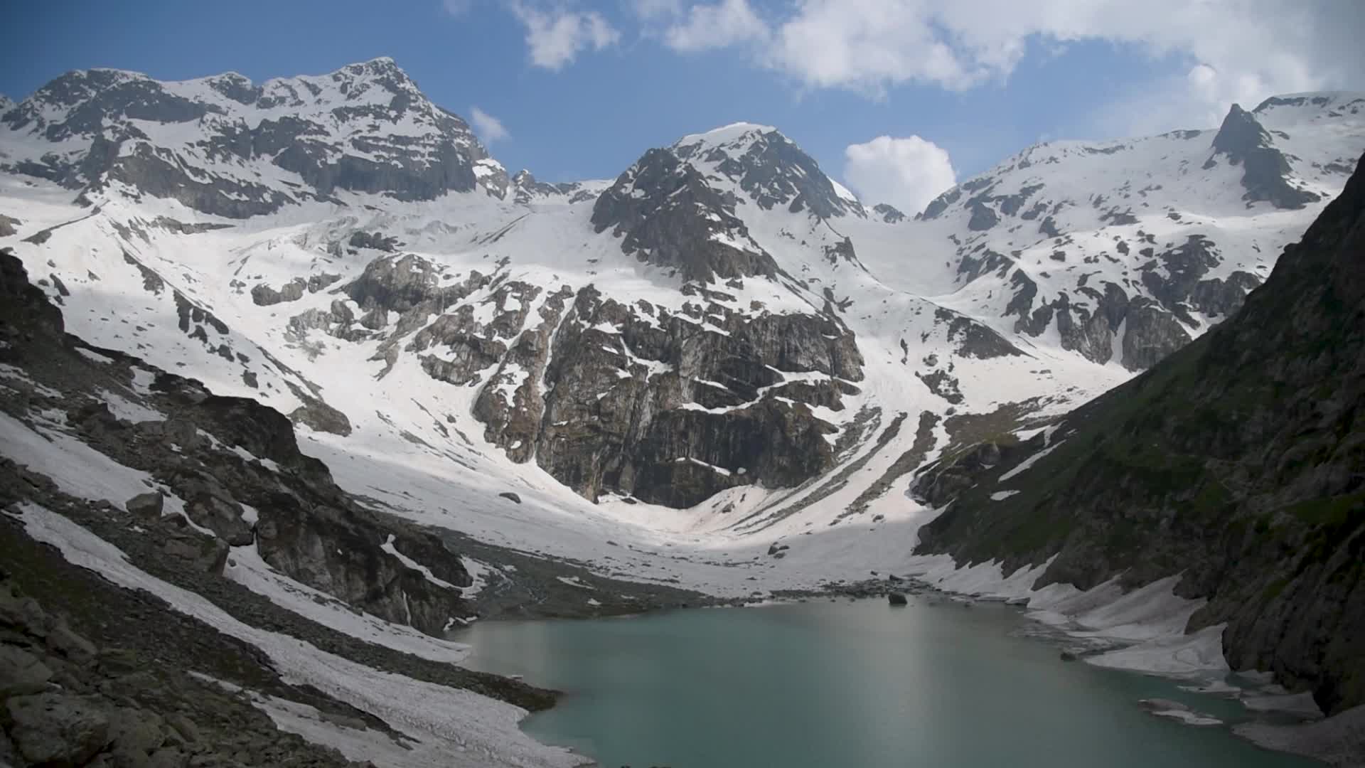 Tulian Lake in Pahalgam, Kashmir.