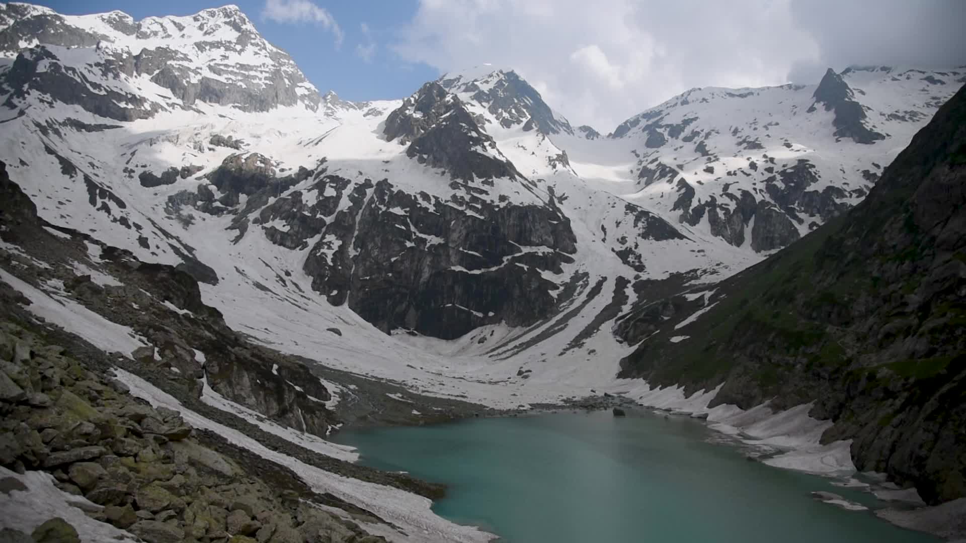 Tulian Lake in Pahalgam, Kashmir.
