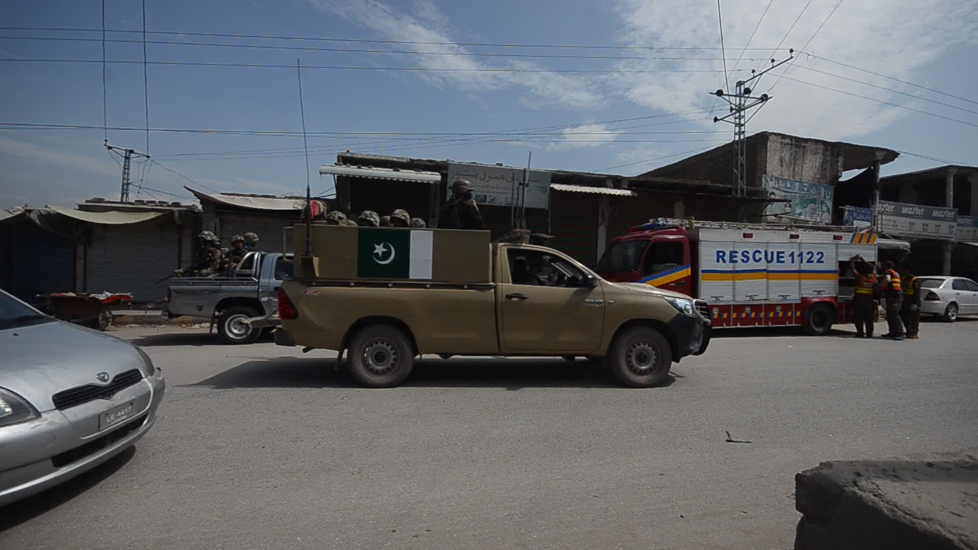 Three policemen among 4 martyred in blast in Khyber's Bara Bazaar
