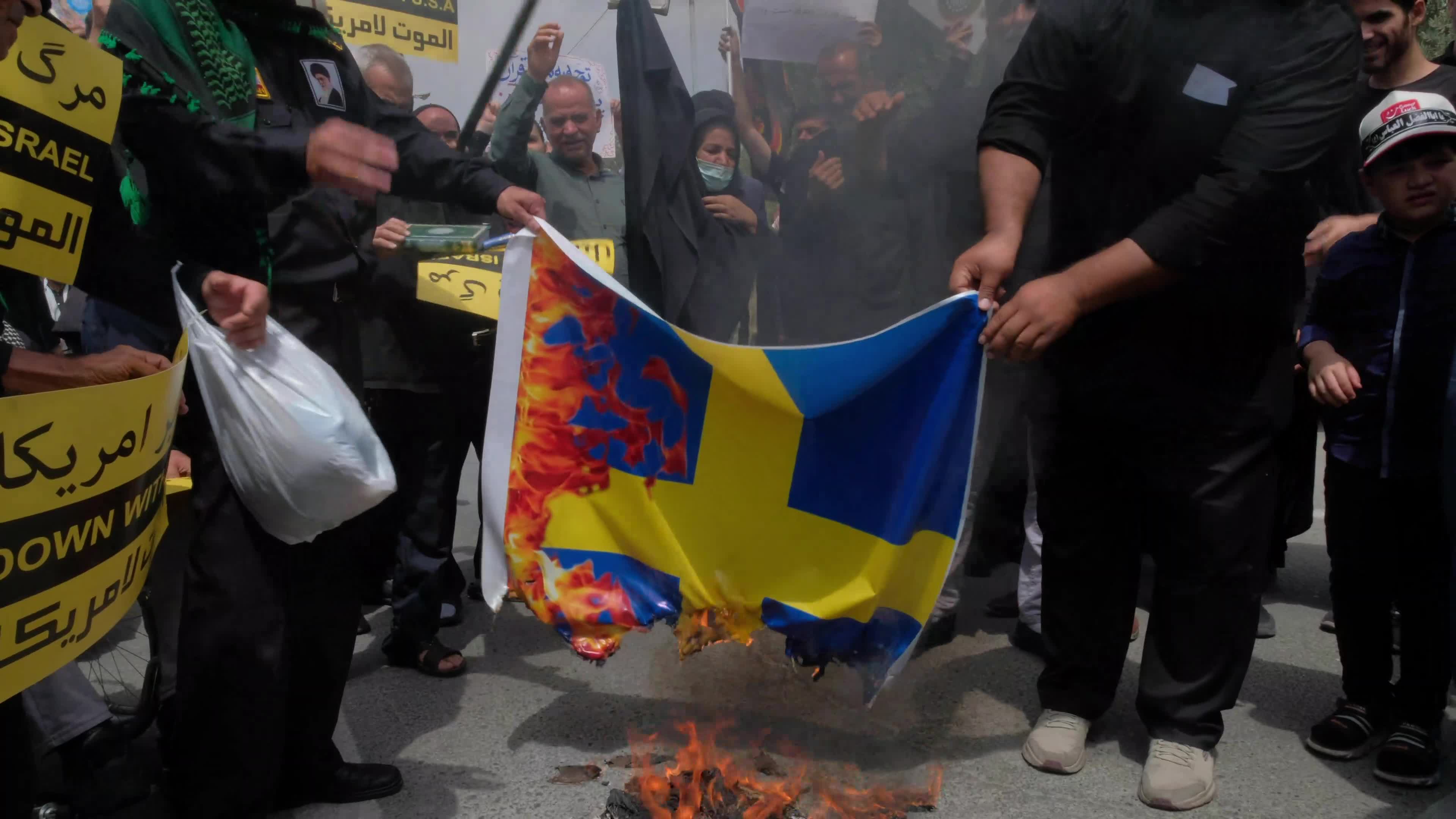 Iran-Reaction to Koran burning in Stockholm