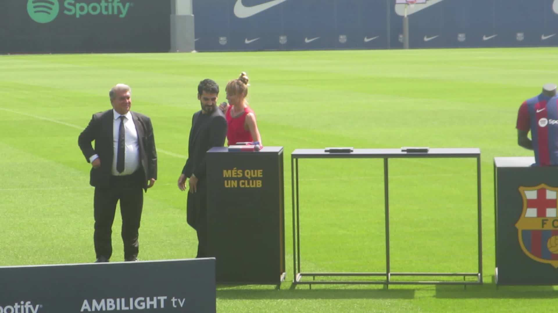 Presentation of Ilkay Gundogan as a new FC Barcelona player
