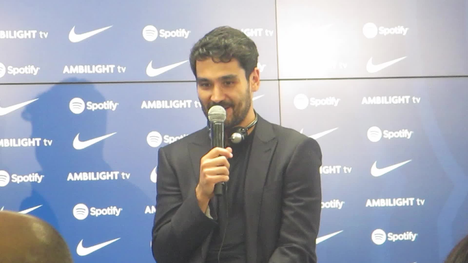 Presentation of Ilkay Gundogan as a new FC Barcelona player