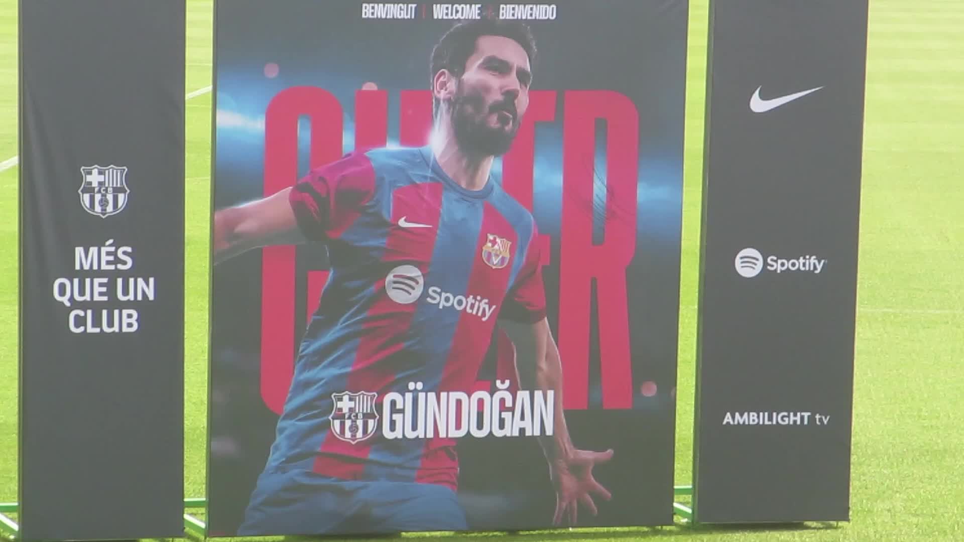 Presentation of Ilkay Gundogan as a new FC Barcelona player