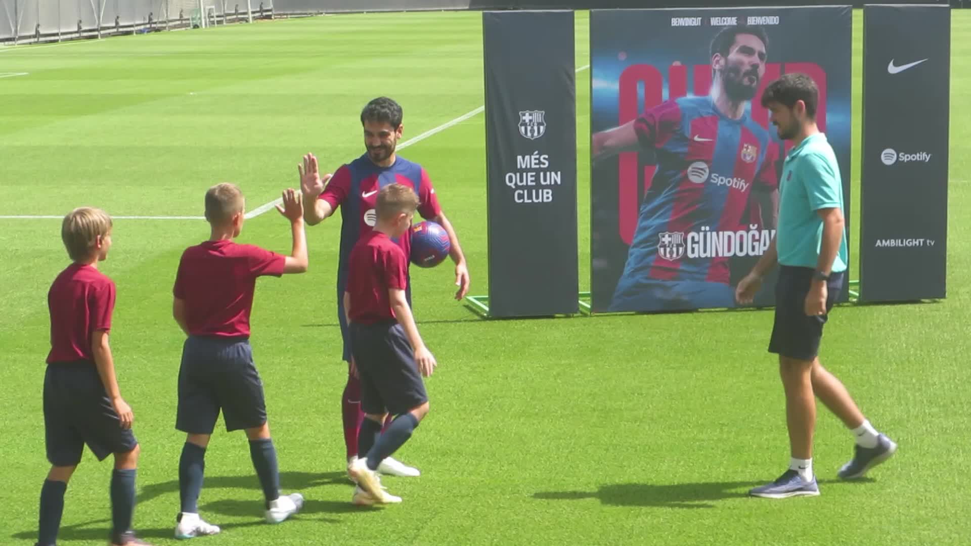Presentation of Ilkay Gundogan as a new FC Barcelona player