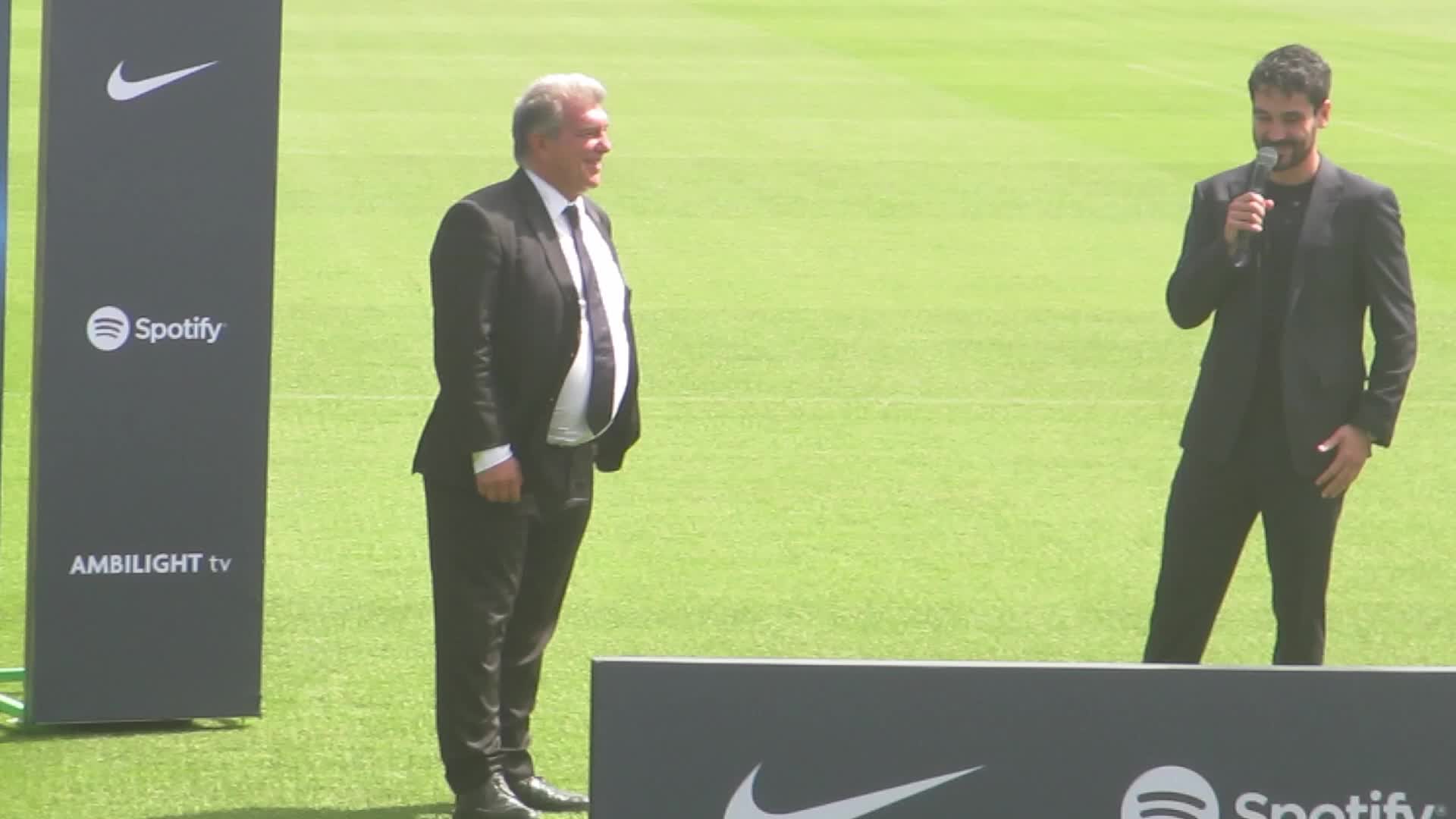 Presentation of Ilkay Gundogan as a new FC Barcelona player